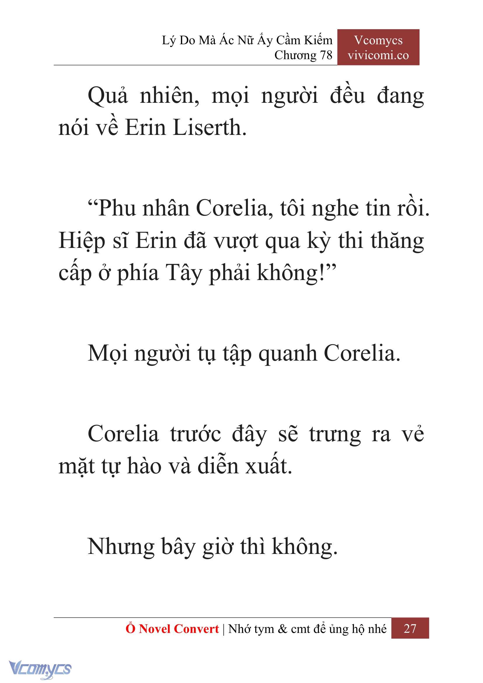 [Novel] Lý Do Mà Ác Nữ Ấy Cầm Kiếm Chapter 78 - Trang 30