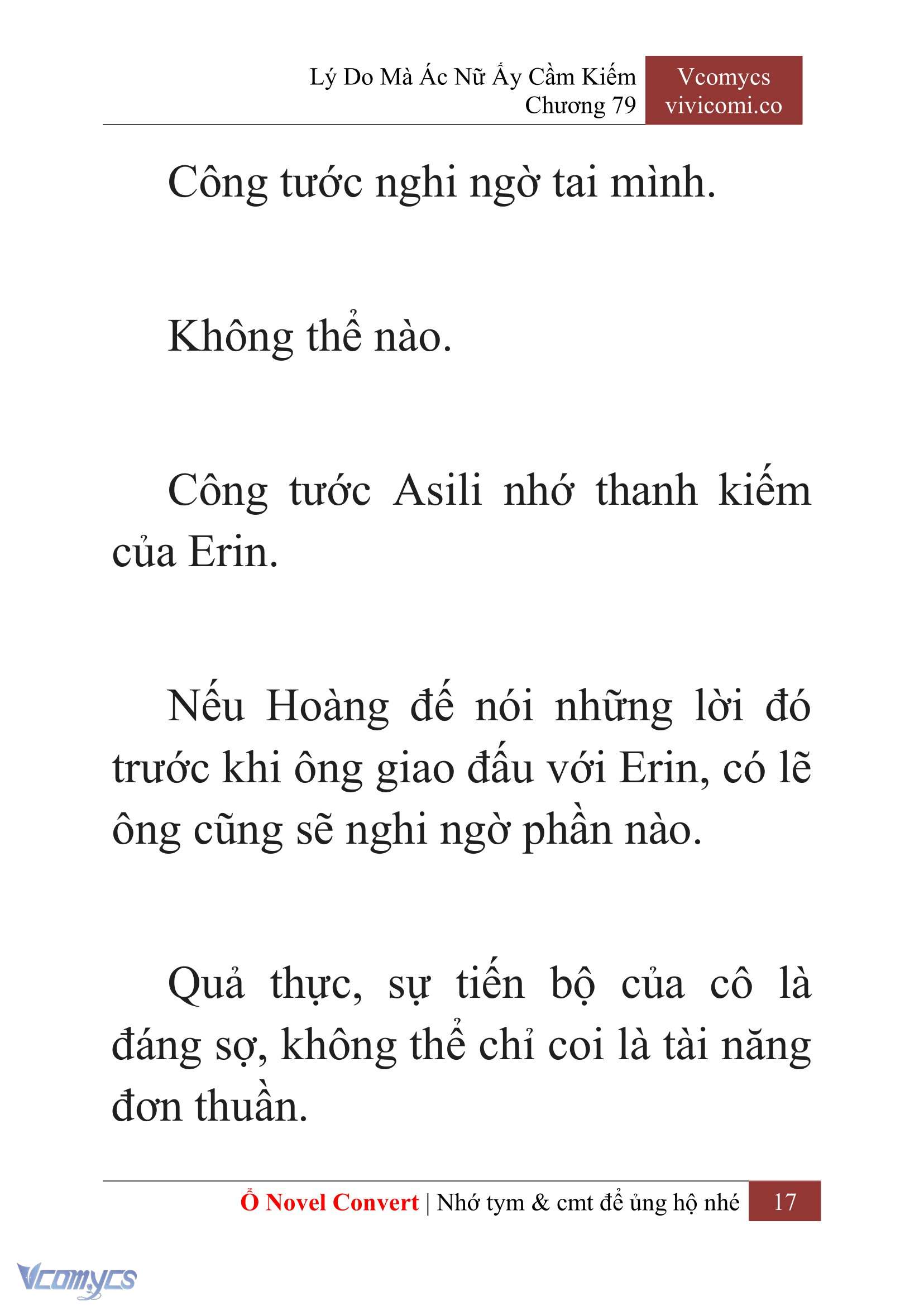 [Novel] Lý Do Mà Ác Nữ Ấy Cầm Kiếm Chapter 79 - Trang 20