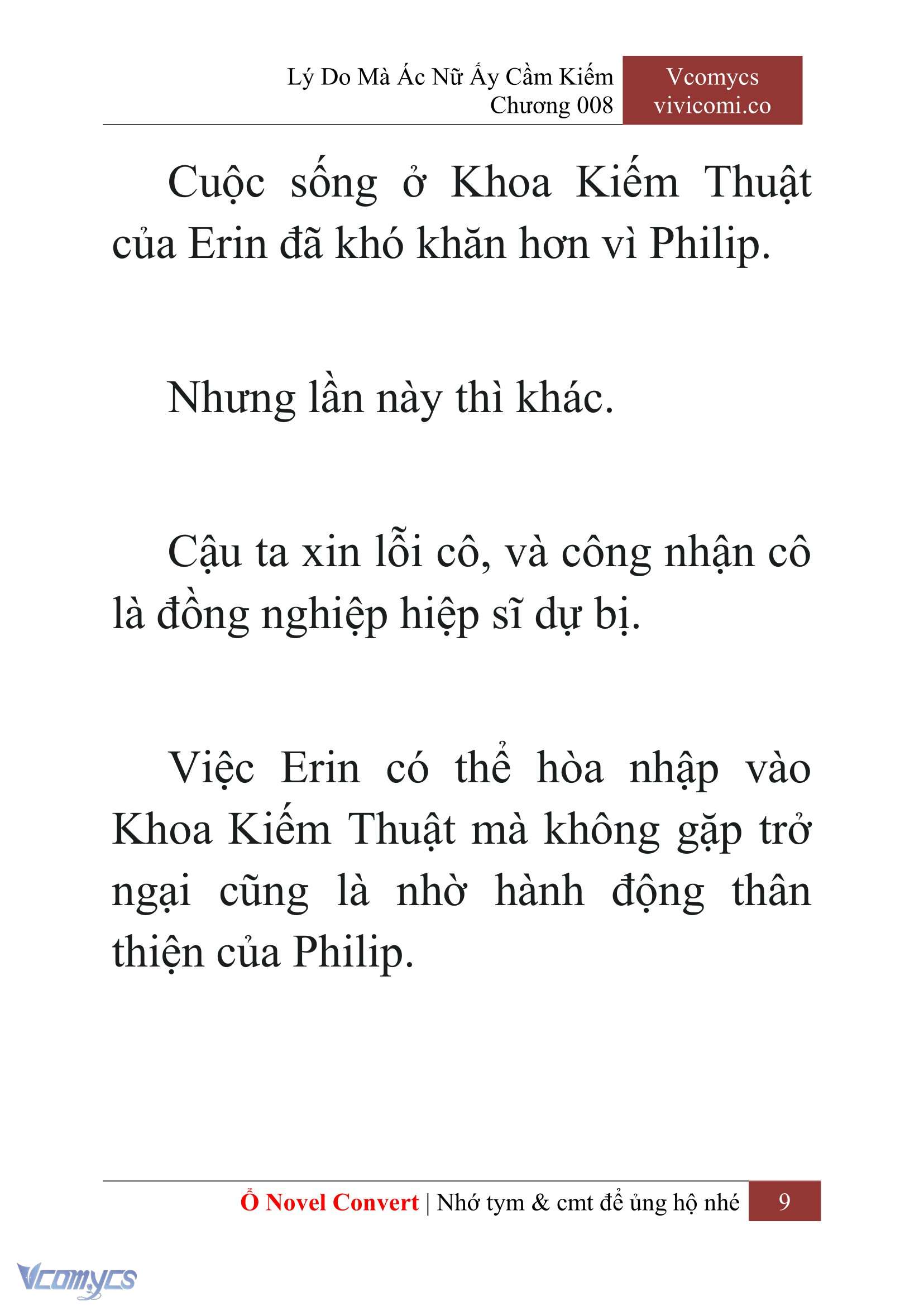 [Novel] Lý Do Mà Ác Nữ Ấy Cầm Kiếm Chapter 8 - Trang 12