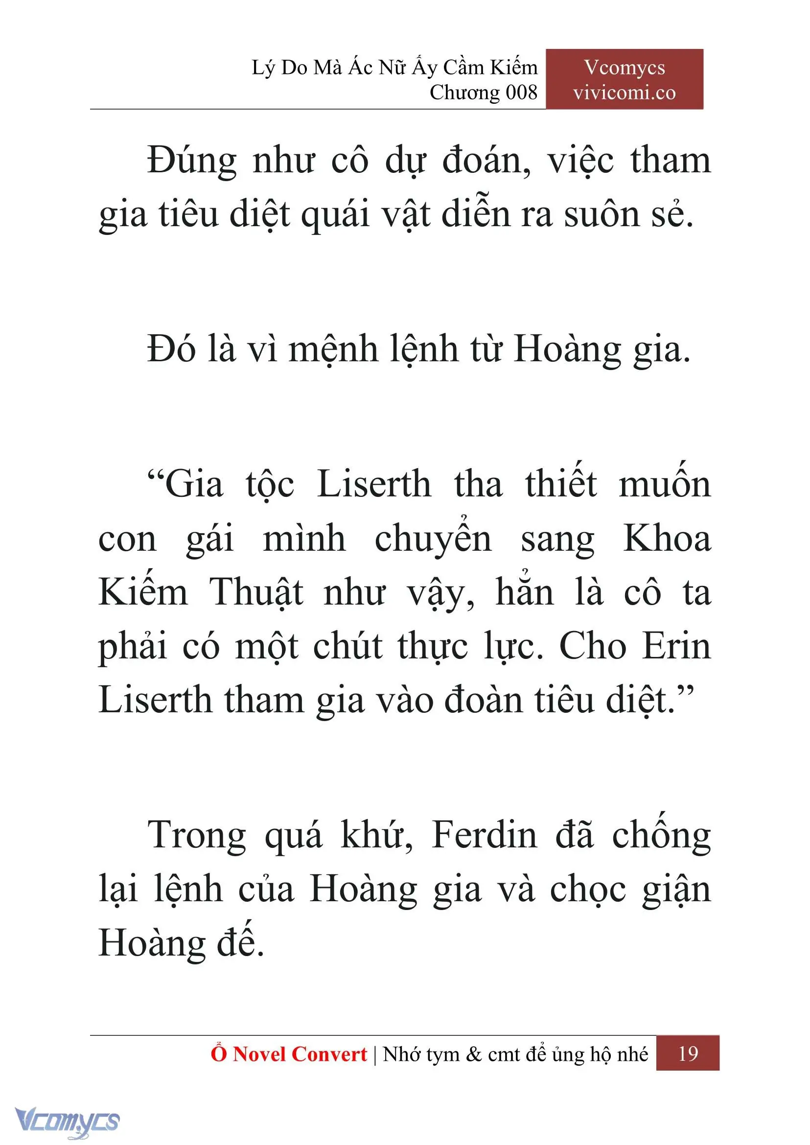 [Novel] Lý Do Mà Ác Nữ Ấy Cầm Kiếm Chapter 8 - Trang 22