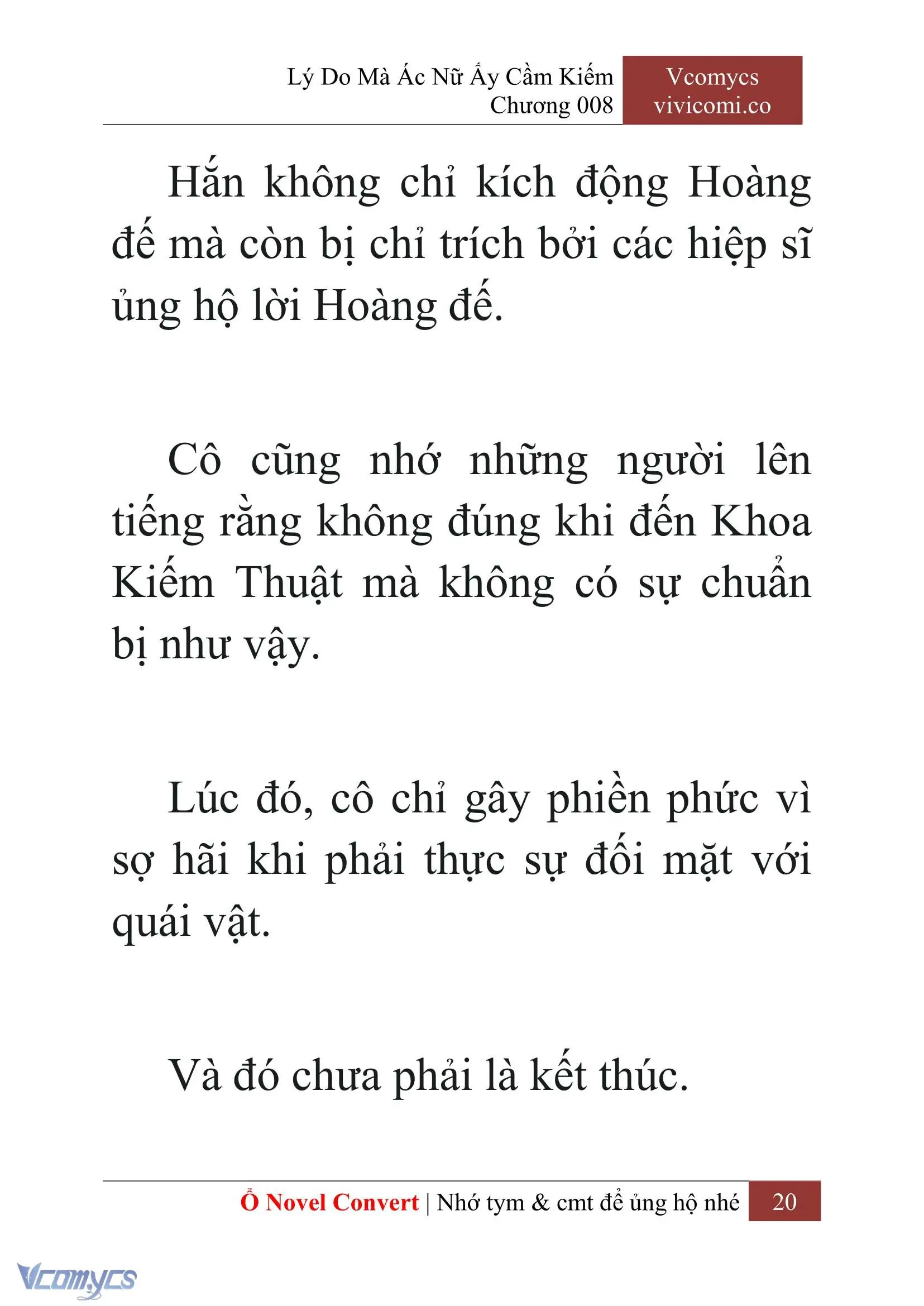 [Novel] Lý Do Mà Ác Nữ Ấy Cầm Kiếm Chapter 8 - Trang 23