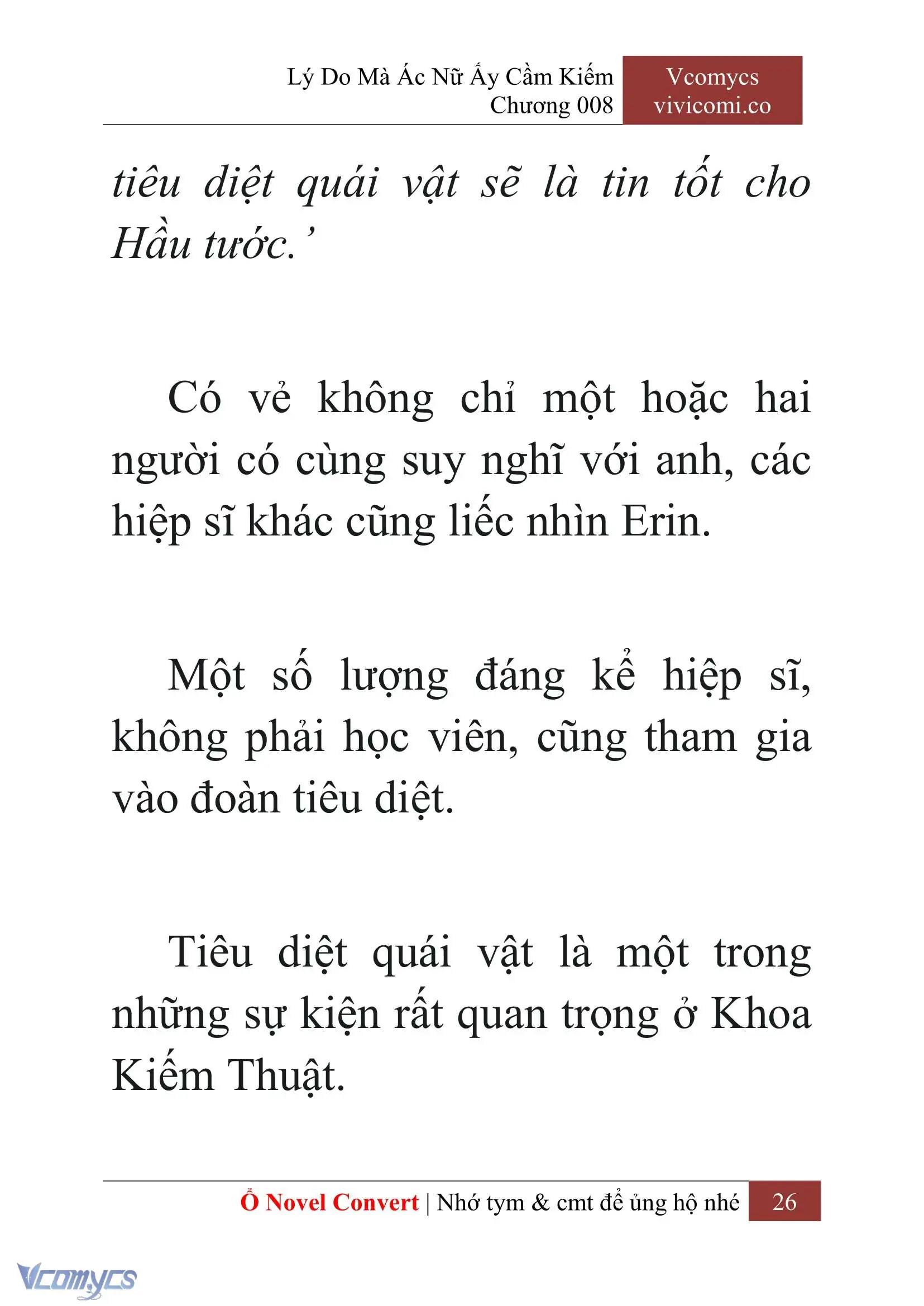 [Novel] Lý Do Mà Ác Nữ Ấy Cầm Kiếm Chapter 8 - Trang 29