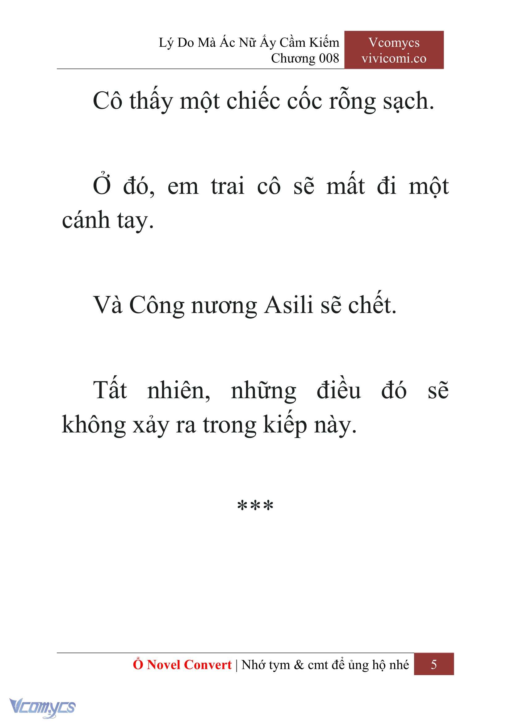 [Novel] Lý Do Mà Ác Nữ Ấy Cầm Kiếm Chapter 8 - Trang 8