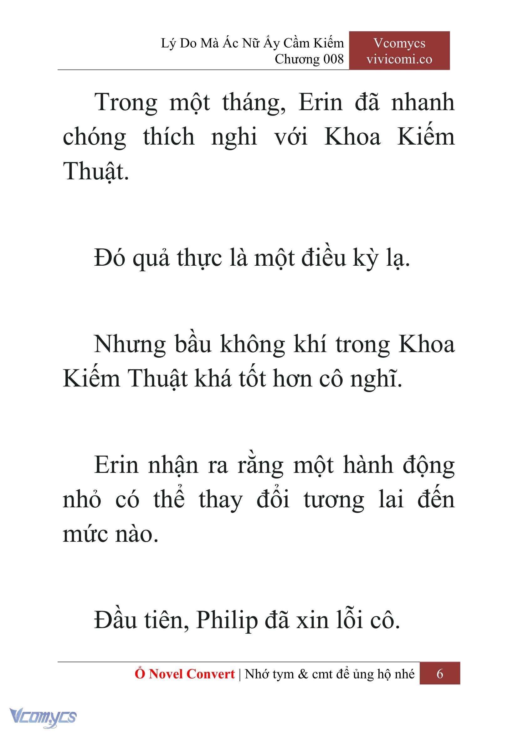 [Novel] Lý Do Mà Ác Nữ Ấy Cầm Kiếm Chapter 8 - Trang 9