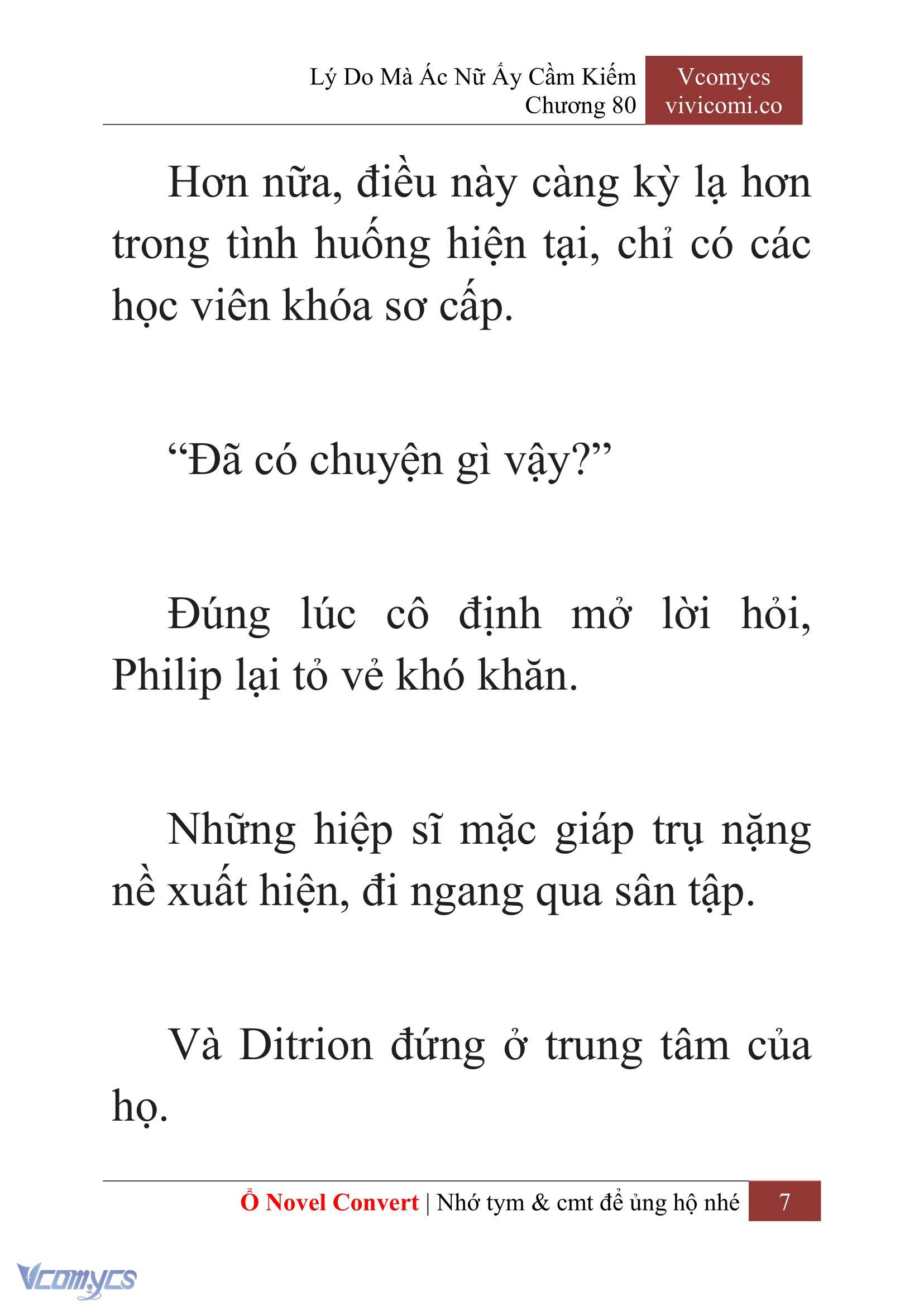 [Novel] Lý Do Mà Ác Nữ Ấy Cầm Kiếm Chapter 80 - Trang 10