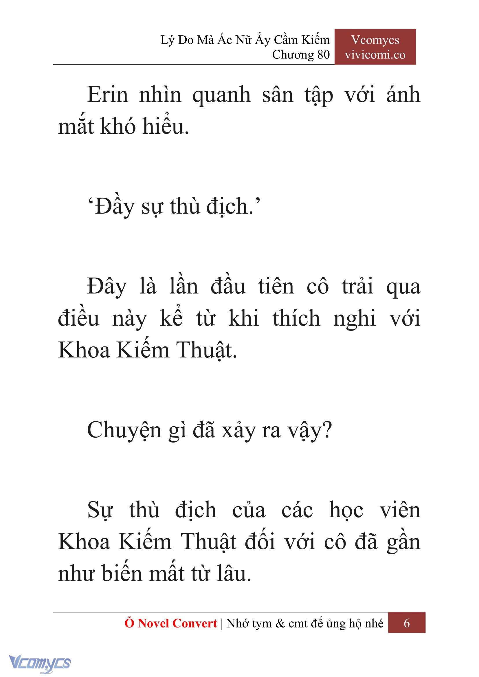 [Novel] Lý Do Mà Ác Nữ Ấy Cầm Kiếm Chapter 80 - Trang 9