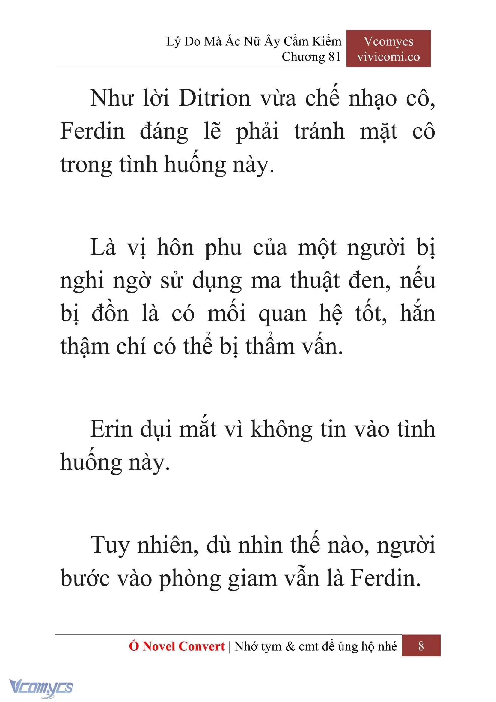 [Novel] Lý Do Mà Ác Nữ Ấy Cầm Kiếm Chapter 81 - Trang 11