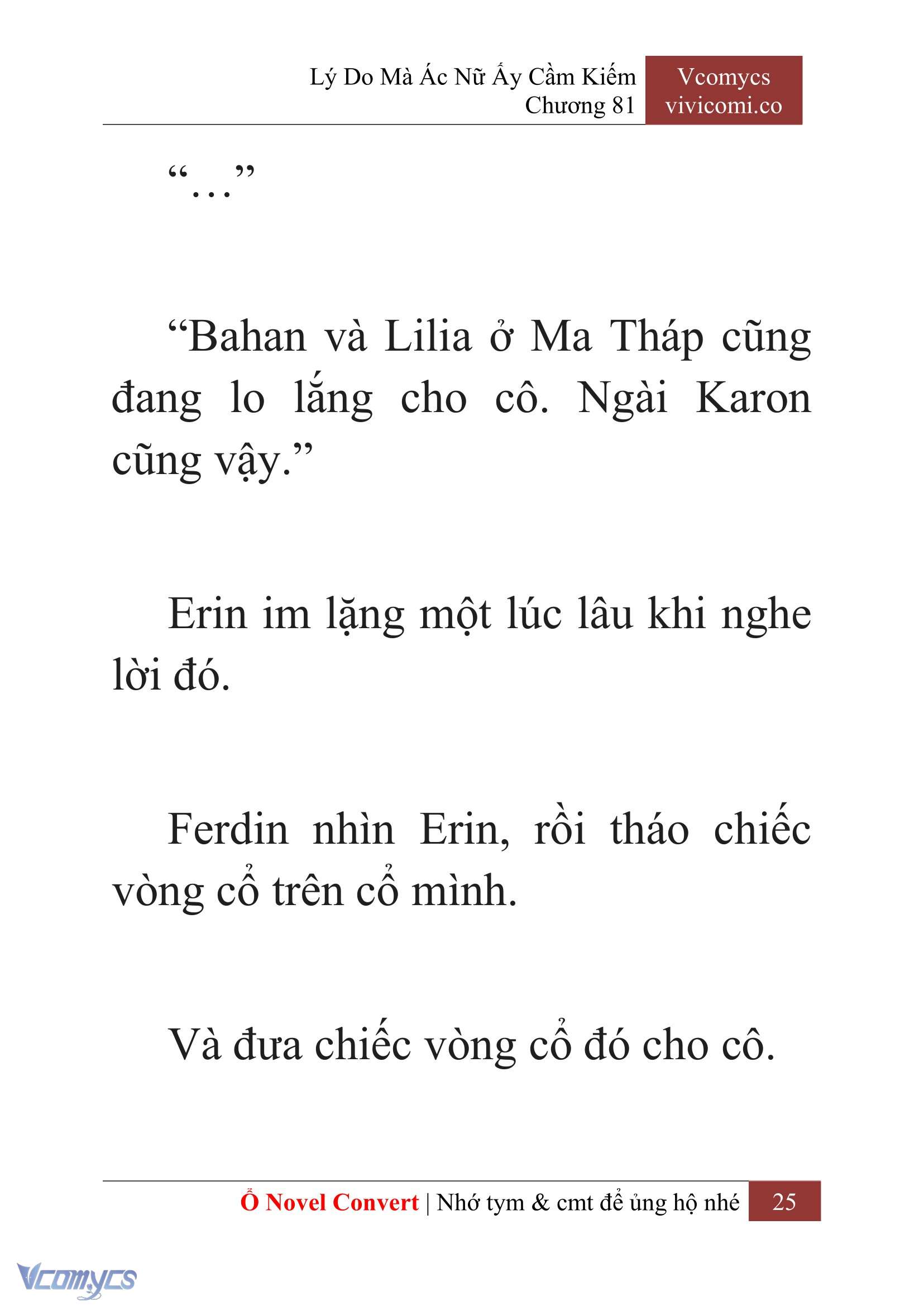 [Novel] Lý Do Mà Ác Nữ Ấy Cầm Kiếm Chapter 81 - Trang 28