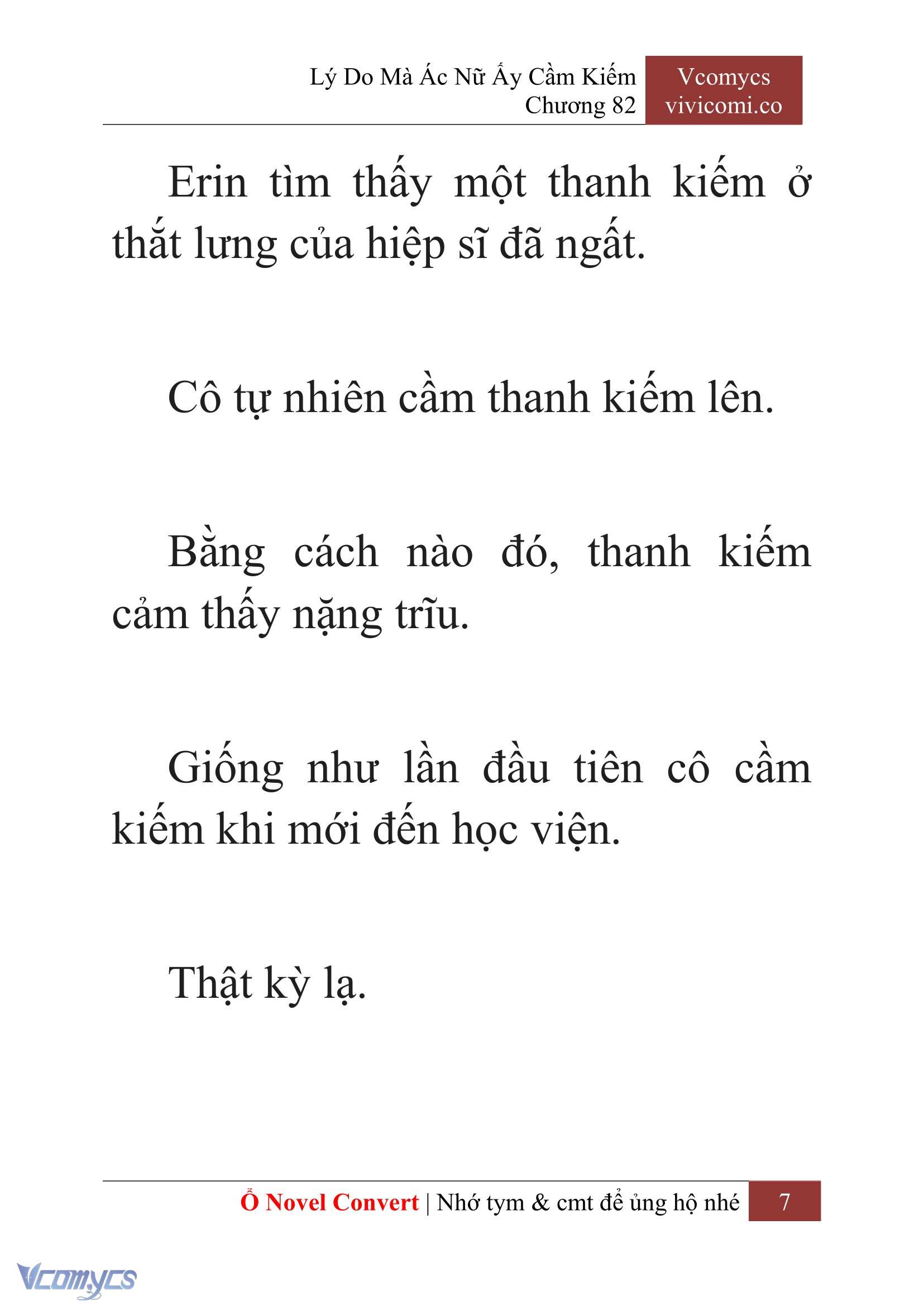 [Novel] Lý Do Mà Ác Nữ Ấy Cầm Kiếm Chapter 82 - Trang 10