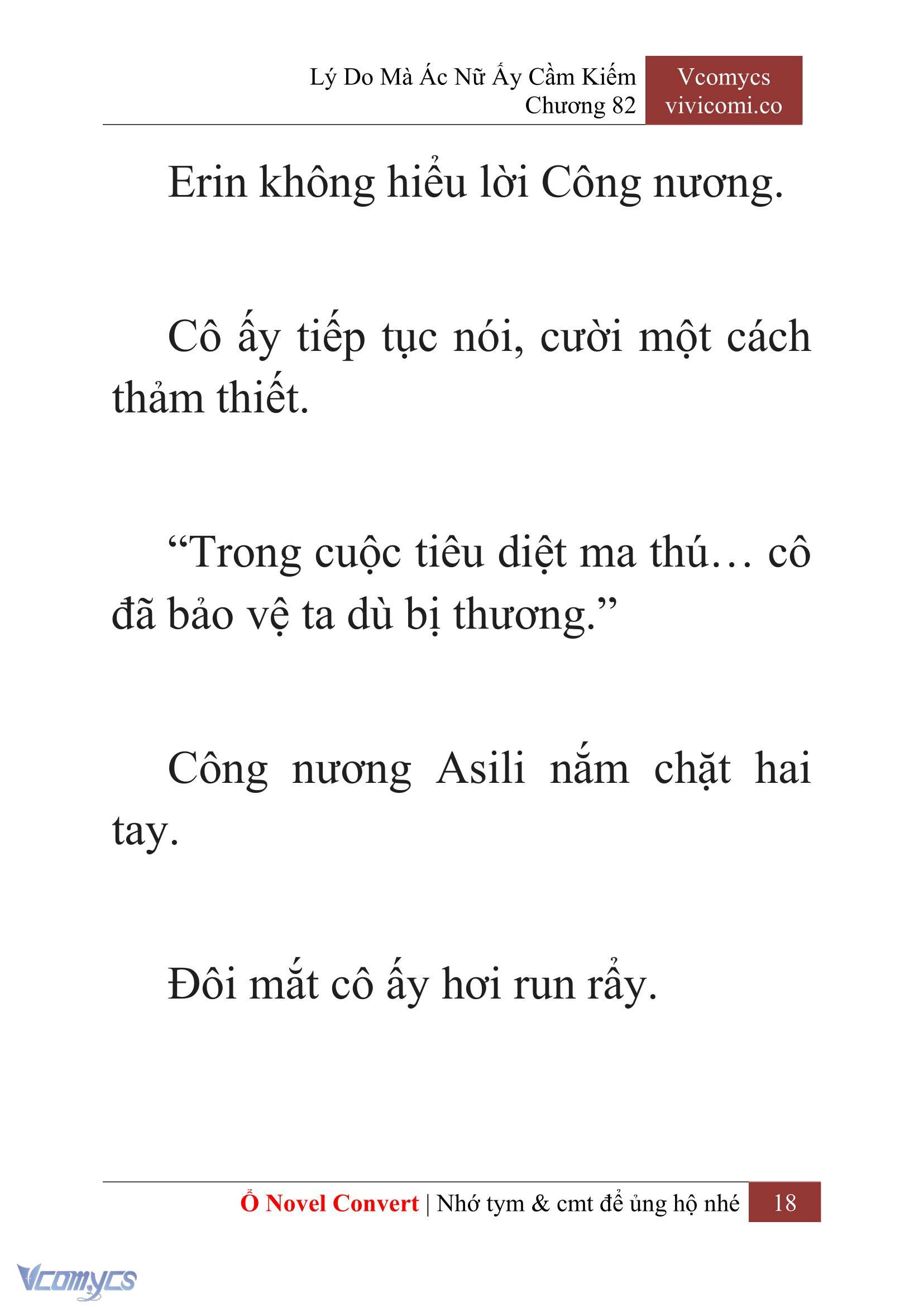 [Novel] Lý Do Mà Ác Nữ Ấy Cầm Kiếm Chapter 82 - Trang 21