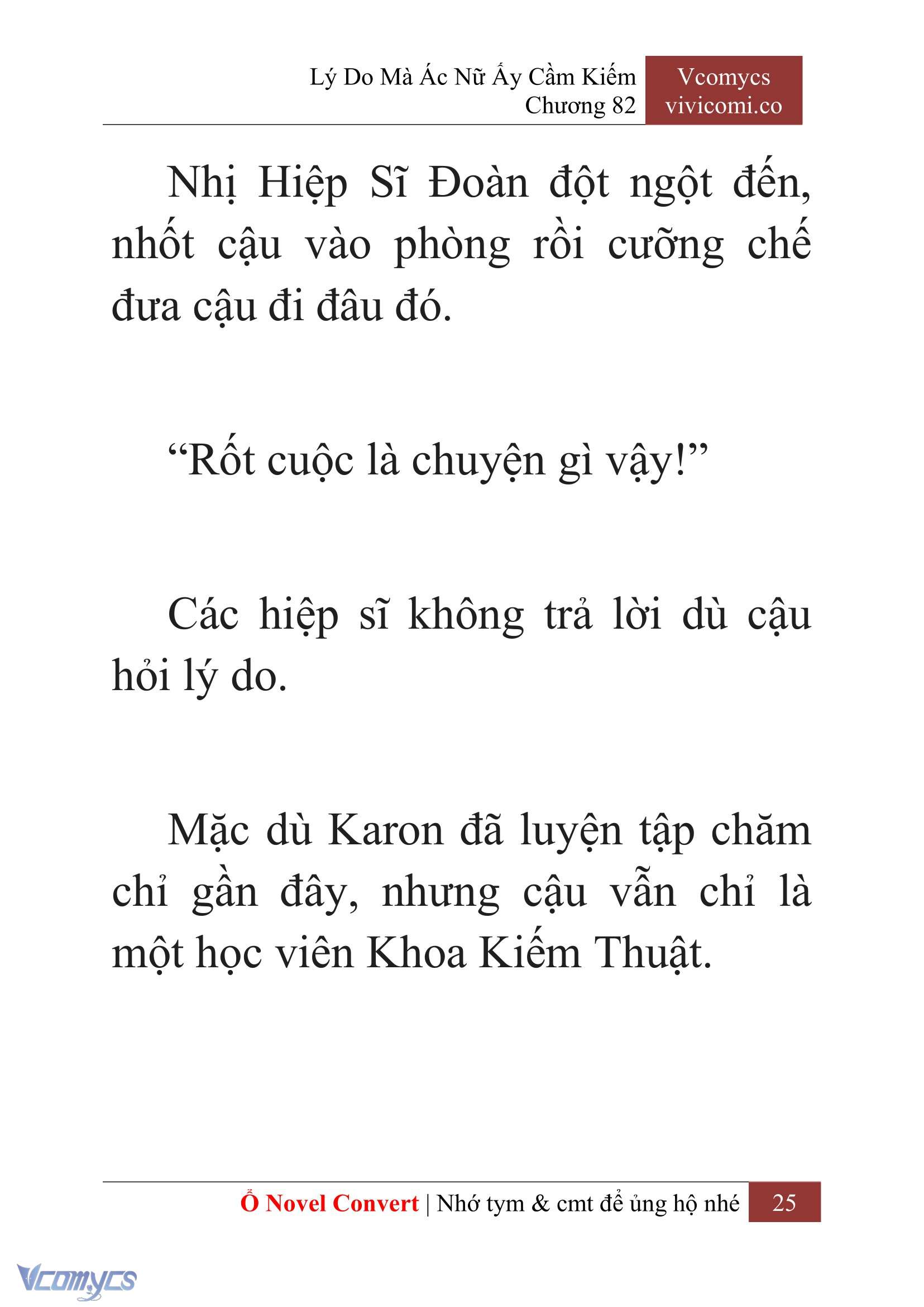 [Novel] Lý Do Mà Ác Nữ Ấy Cầm Kiếm Chapter 82 - Trang 28