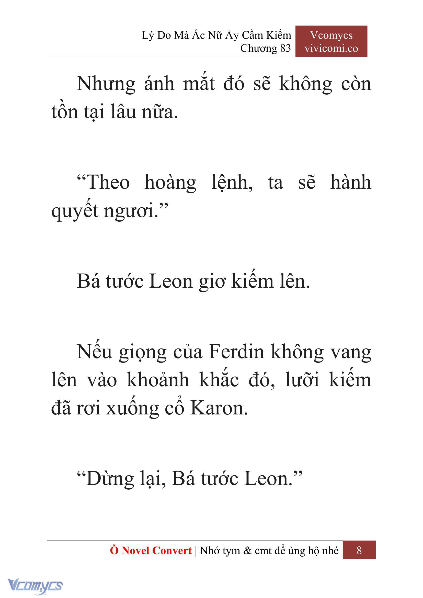 [Novel] Lý Do Mà Ác Nữ Ấy Cầm Kiếm Chapter 83 - Trang 11