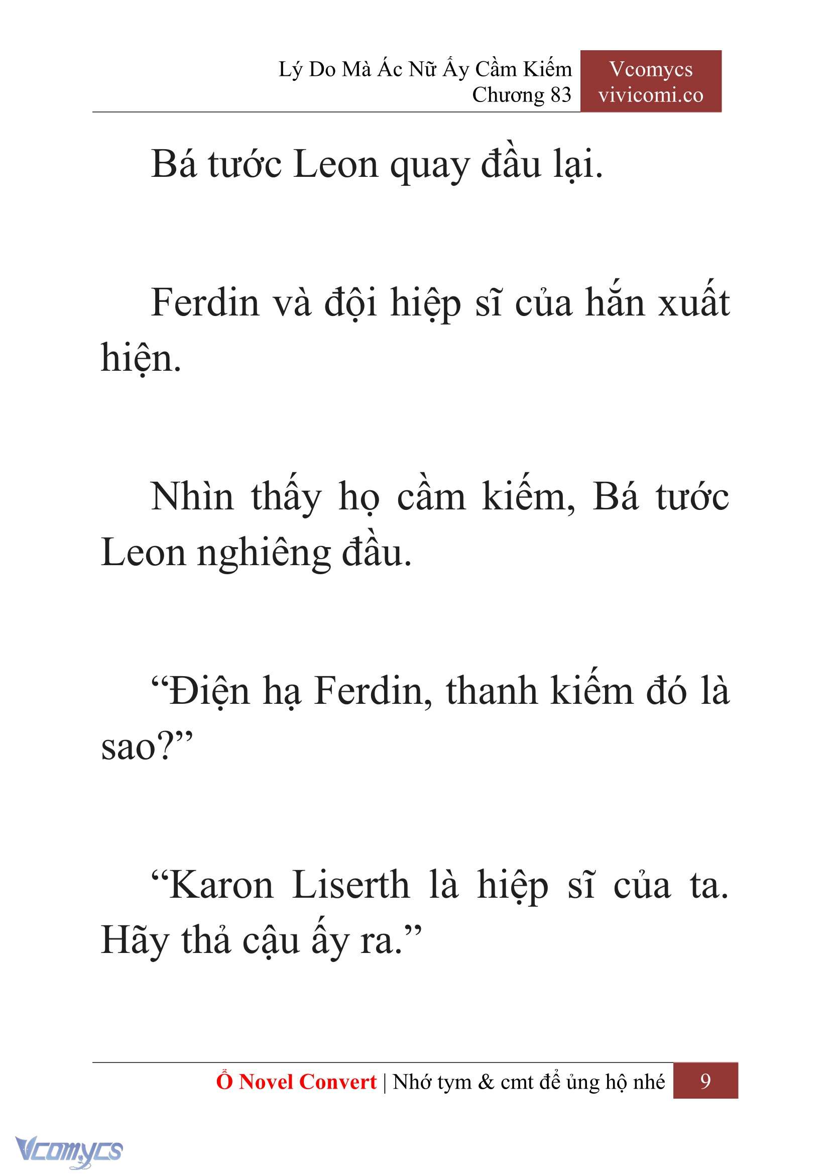 [Novel] Lý Do Mà Ác Nữ Ấy Cầm Kiếm Chapter 83 - Trang 12