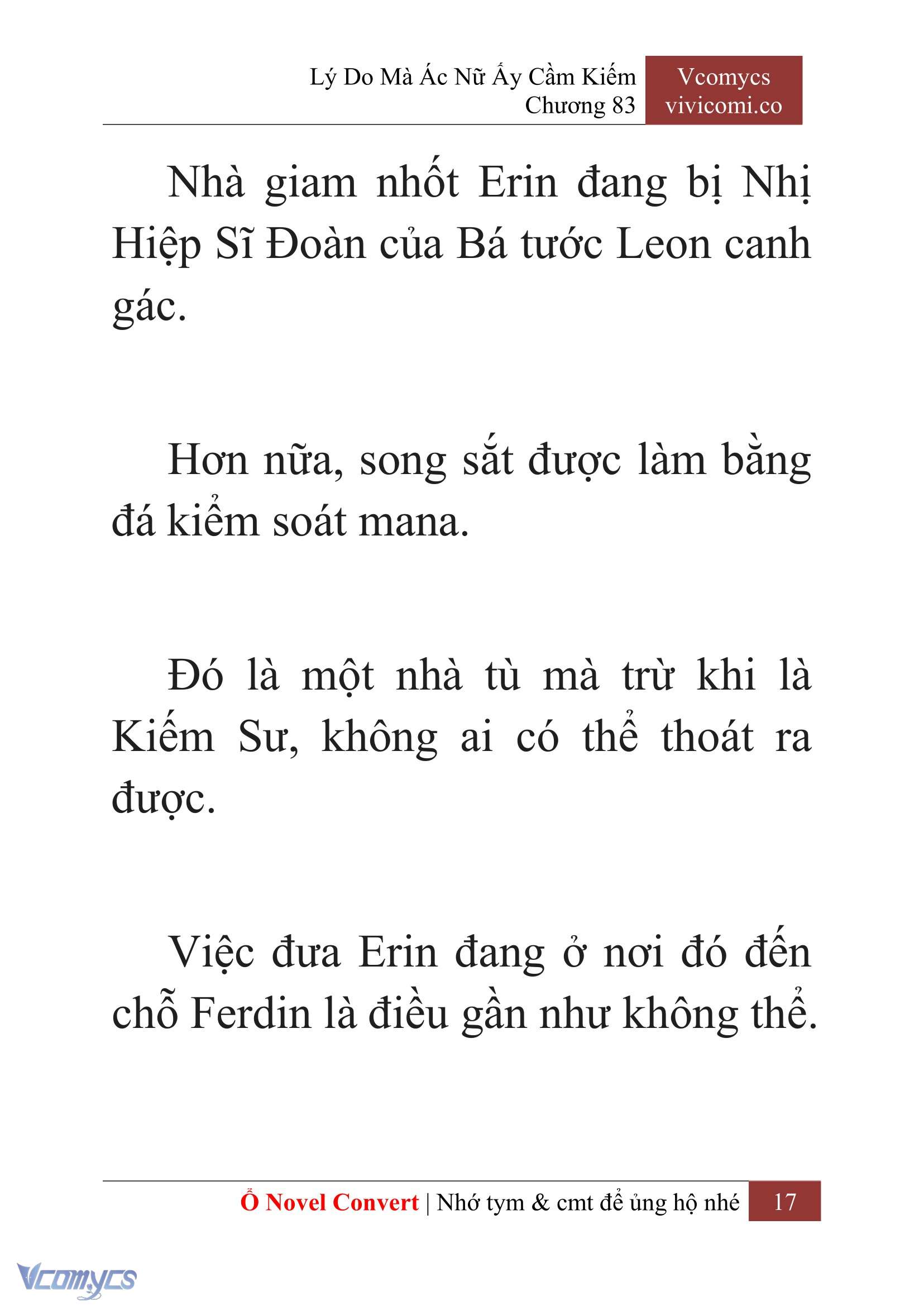 [Novel] Lý Do Mà Ác Nữ Ấy Cầm Kiếm Chapter 83 - Trang 20