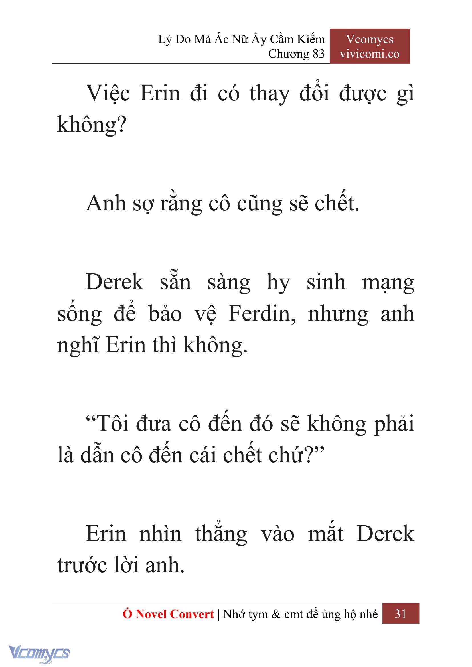 [Novel] Lý Do Mà Ác Nữ Ấy Cầm Kiếm Chapter 83 - Trang 34