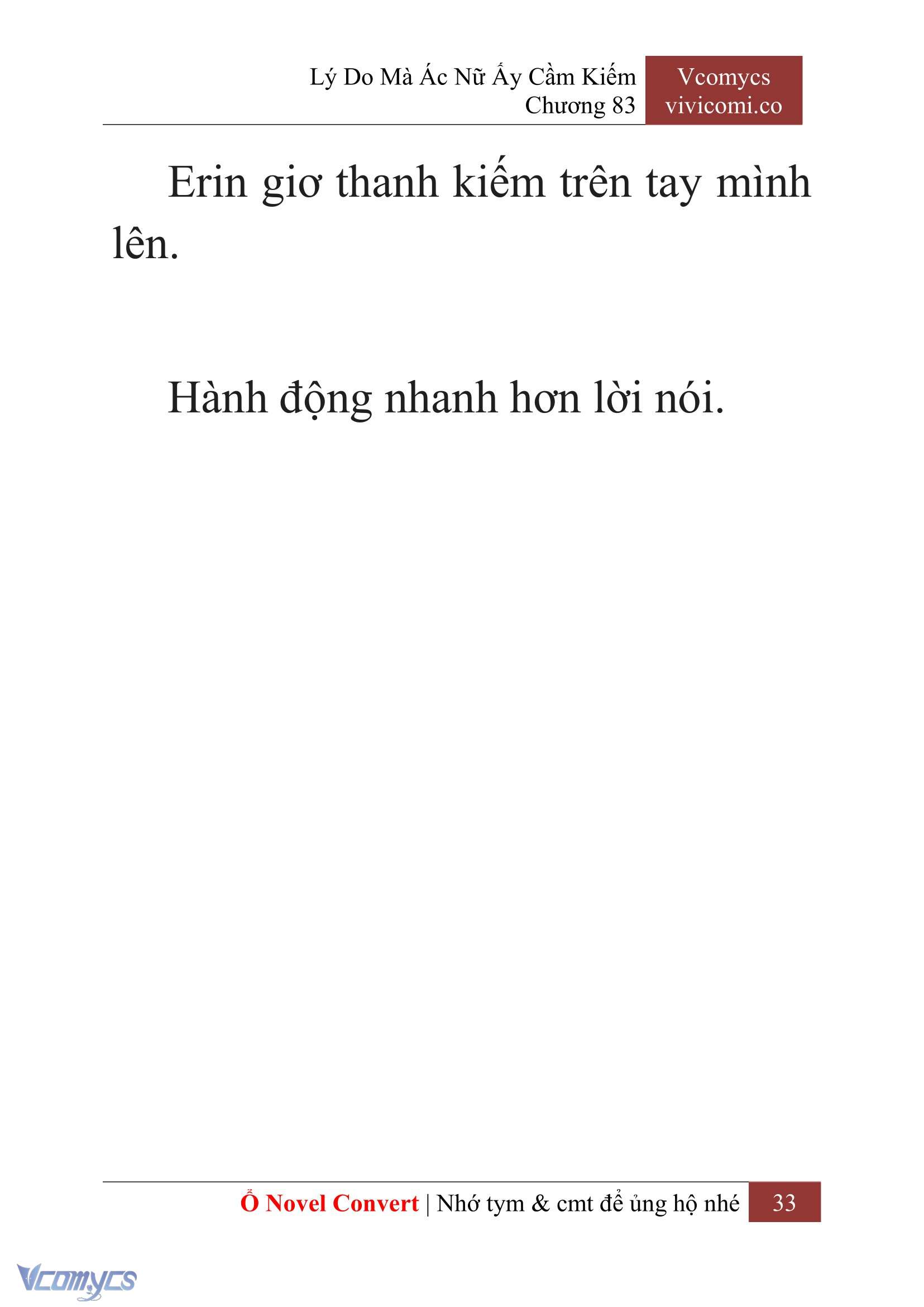 [Novel] Lý Do Mà Ác Nữ Ấy Cầm Kiếm Chapter 83 - Trang 36