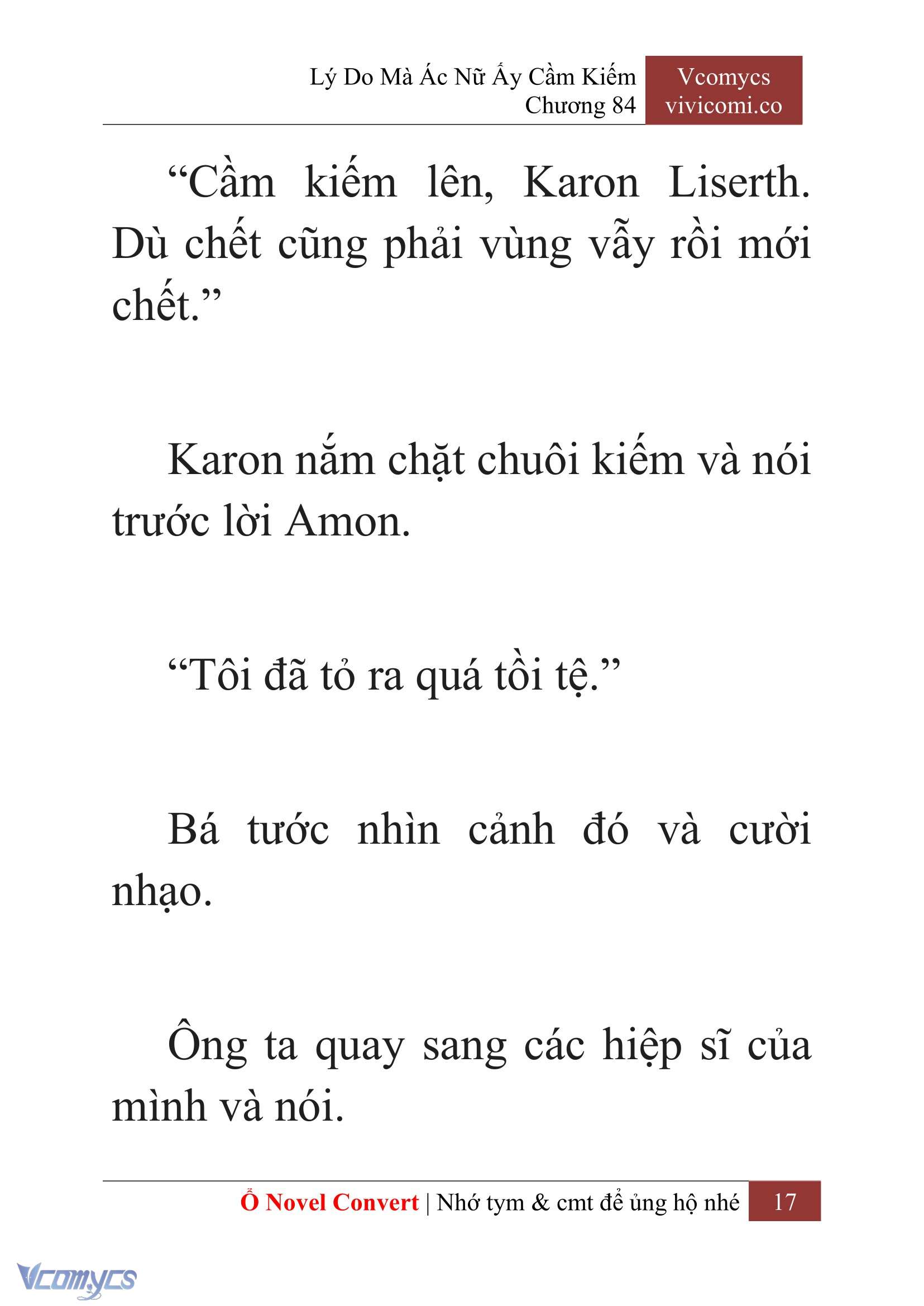 [Novel] Lý Do Mà Ác Nữ Ấy Cầm Kiếm Chapter 84 - Trang 20