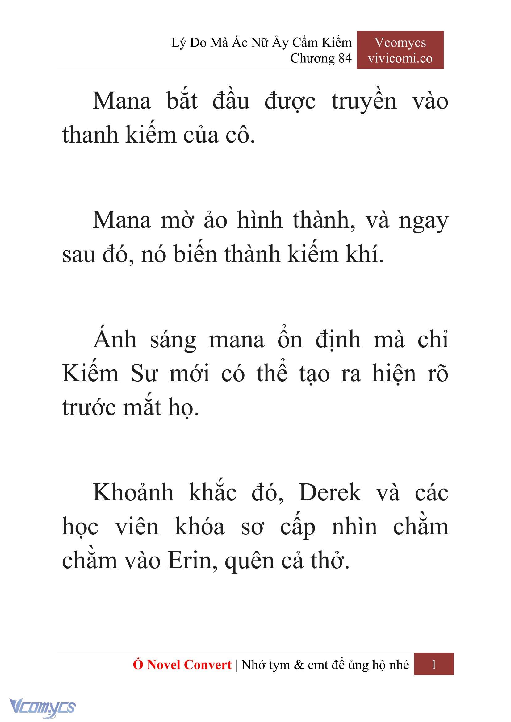 [Novel] Lý Do Mà Ác Nữ Ấy Cầm Kiếm Chapter 84 - Trang 4