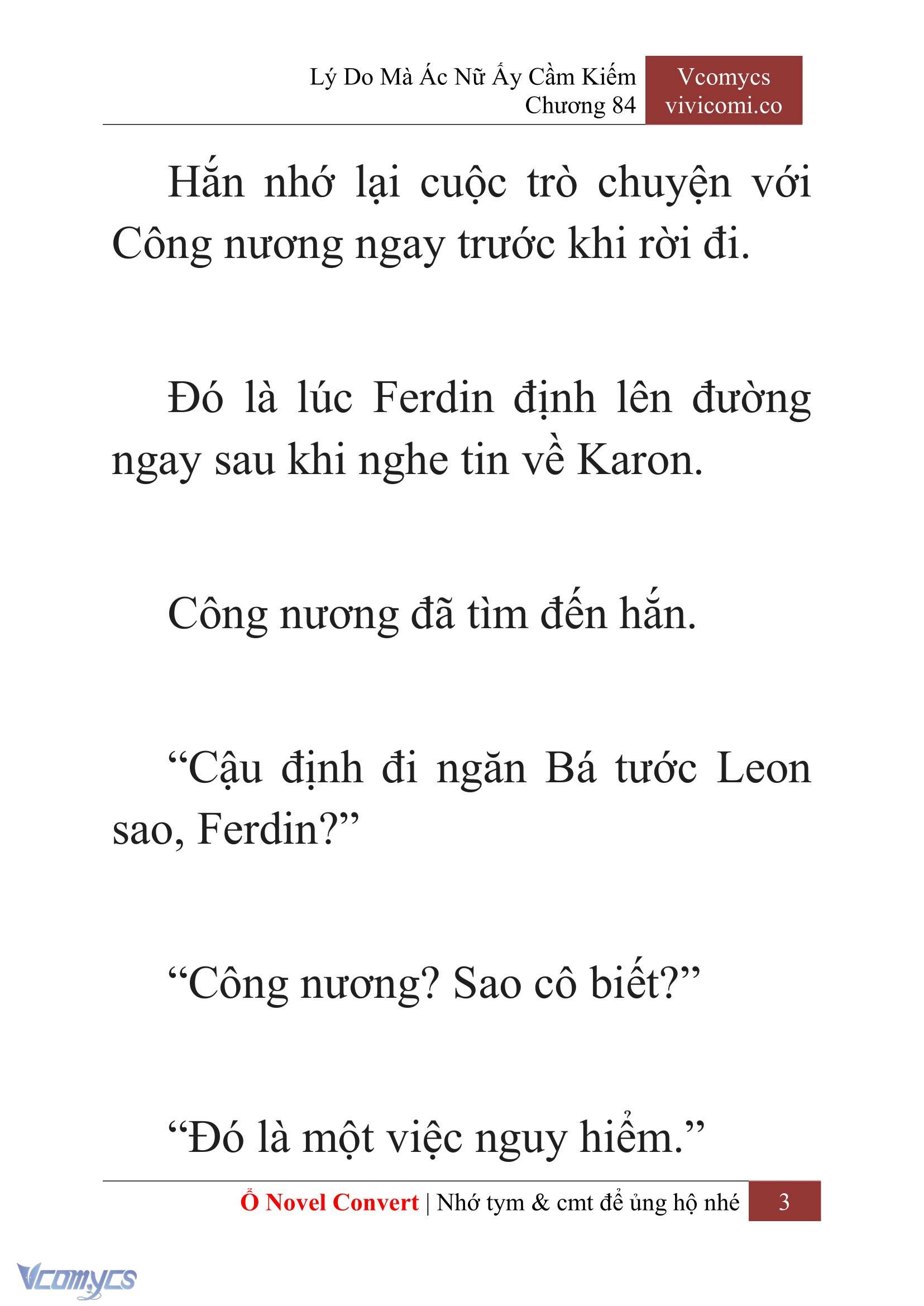 [Novel] Lý Do Mà Ác Nữ Ấy Cầm Kiếm Chapter 84 - Trang 6