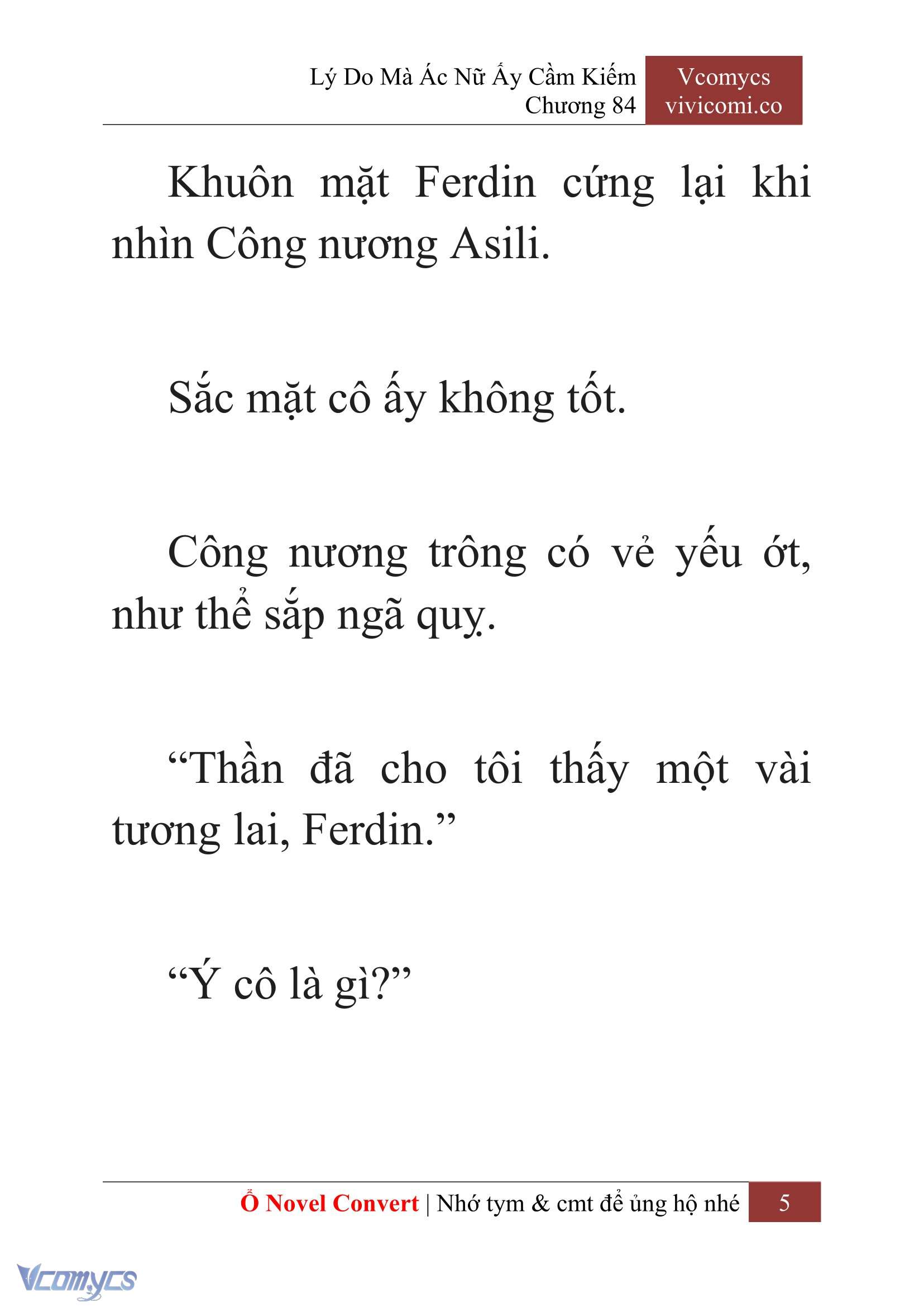 [Novel] Lý Do Mà Ác Nữ Ấy Cầm Kiếm Chapter 84 - Trang 8