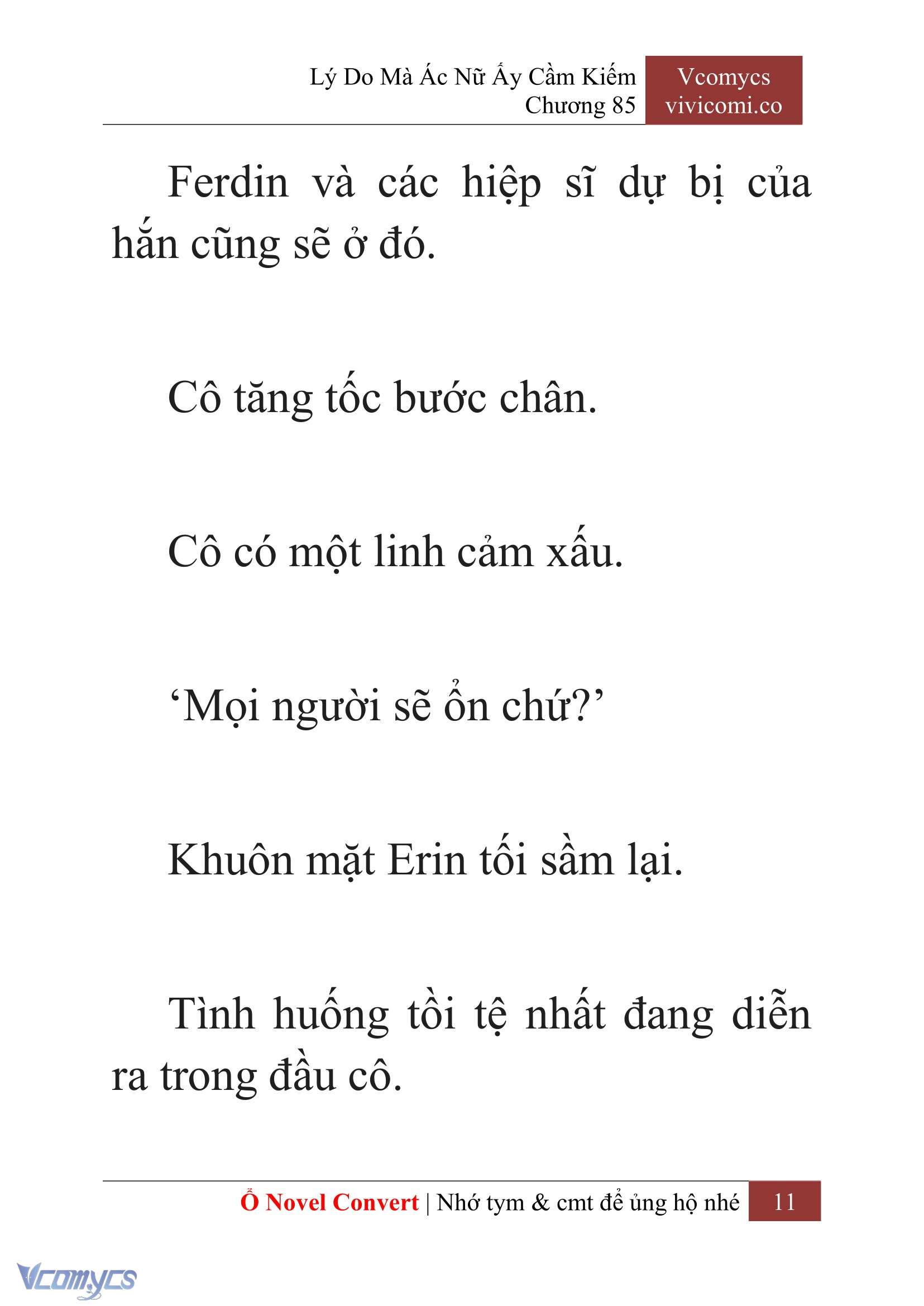 [Novel] Lý Do Mà Ác Nữ Ấy Cầm Kiếm Chapter 85 - Trang 13