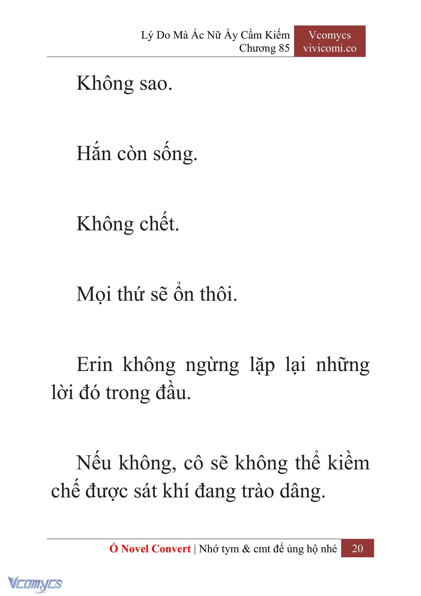 [Novel] Lý Do Mà Ác Nữ Ấy Cầm Kiếm Chapter 85 - Trang 22