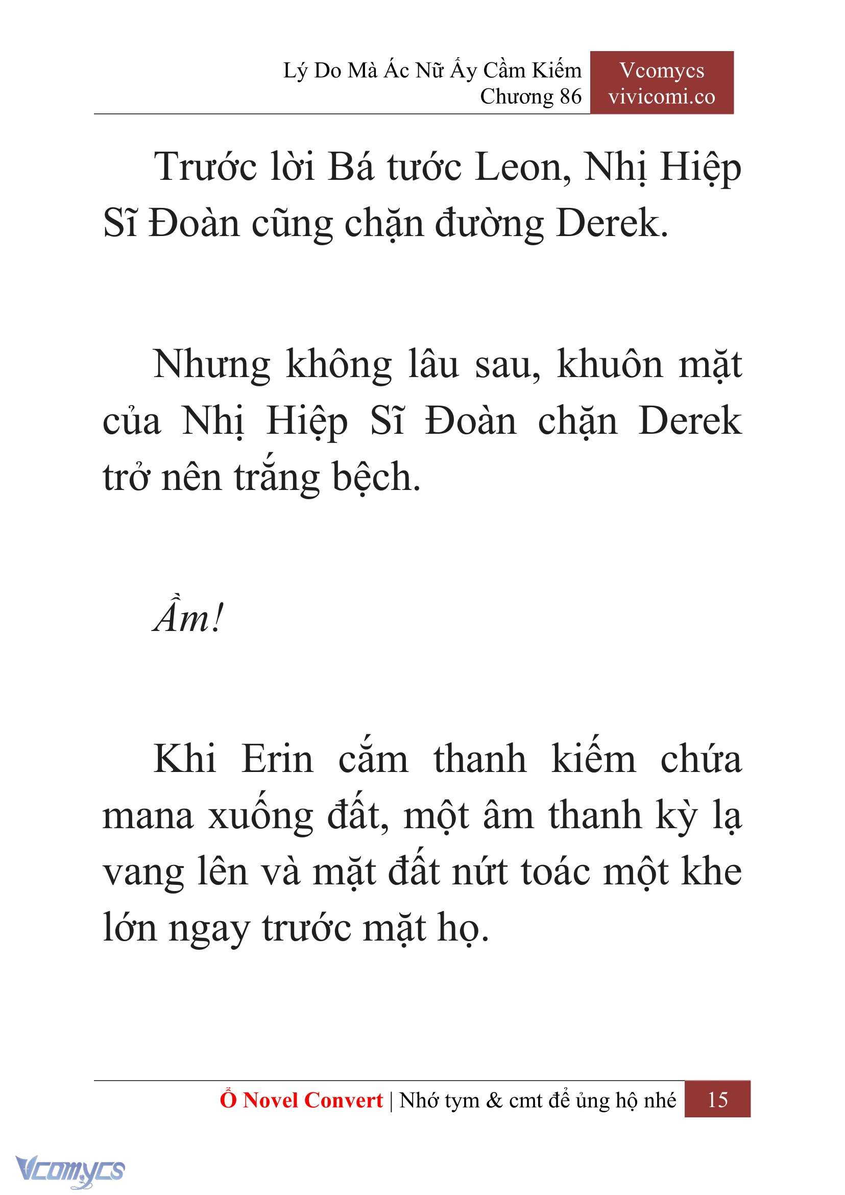 [Novel] Lý Do Mà Ác Nữ Ấy Cầm Kiếm Chapter 86 - Trang 18