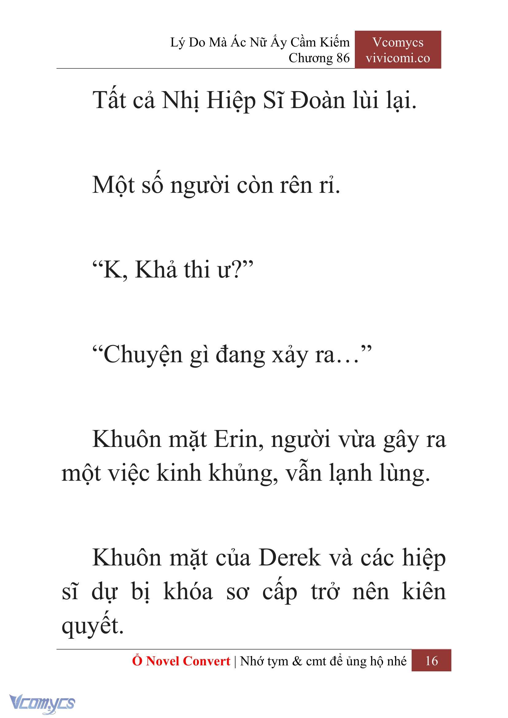 [Novel] Lý Do Mà Ác Nữ Ấy Cầm Kiếm Chapter 86 - Trang 19