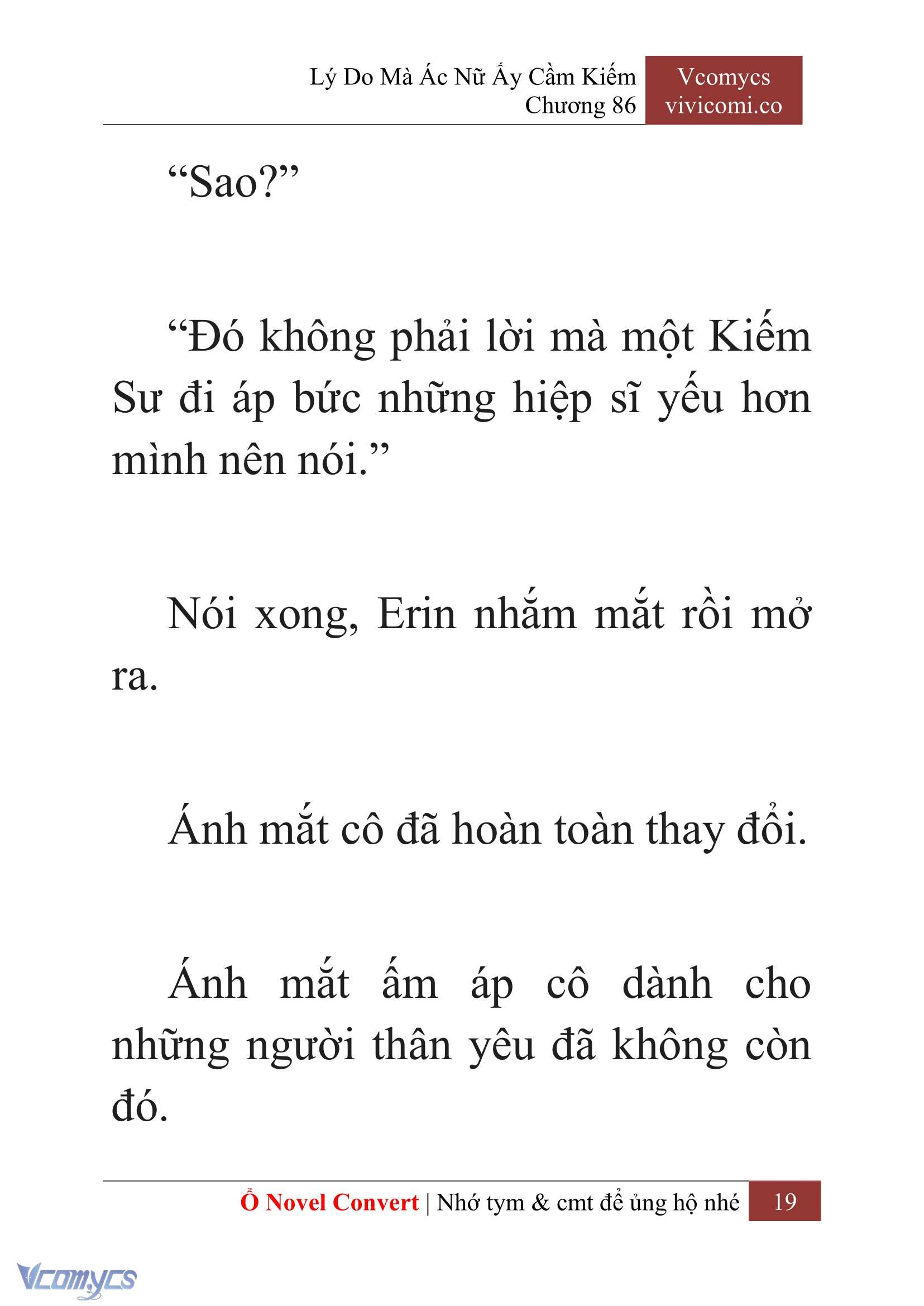 [Novel] Lý Do Mà Ác Nữ Ấy Cầm Kiếm Chapter 86 - Trang 22