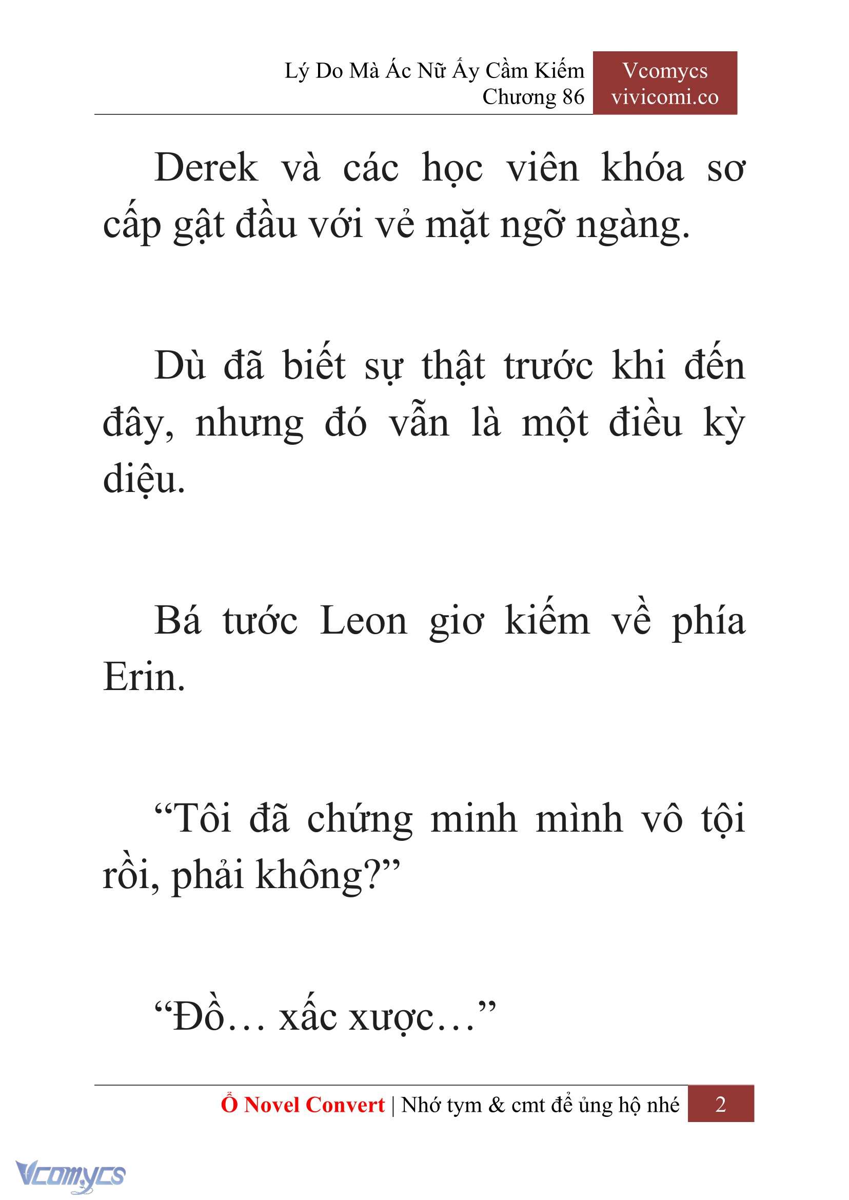 [Novel] Lý Do Mà Ác Nữ Ấy Cầm Kiếm Chapter 86 - Trang 5