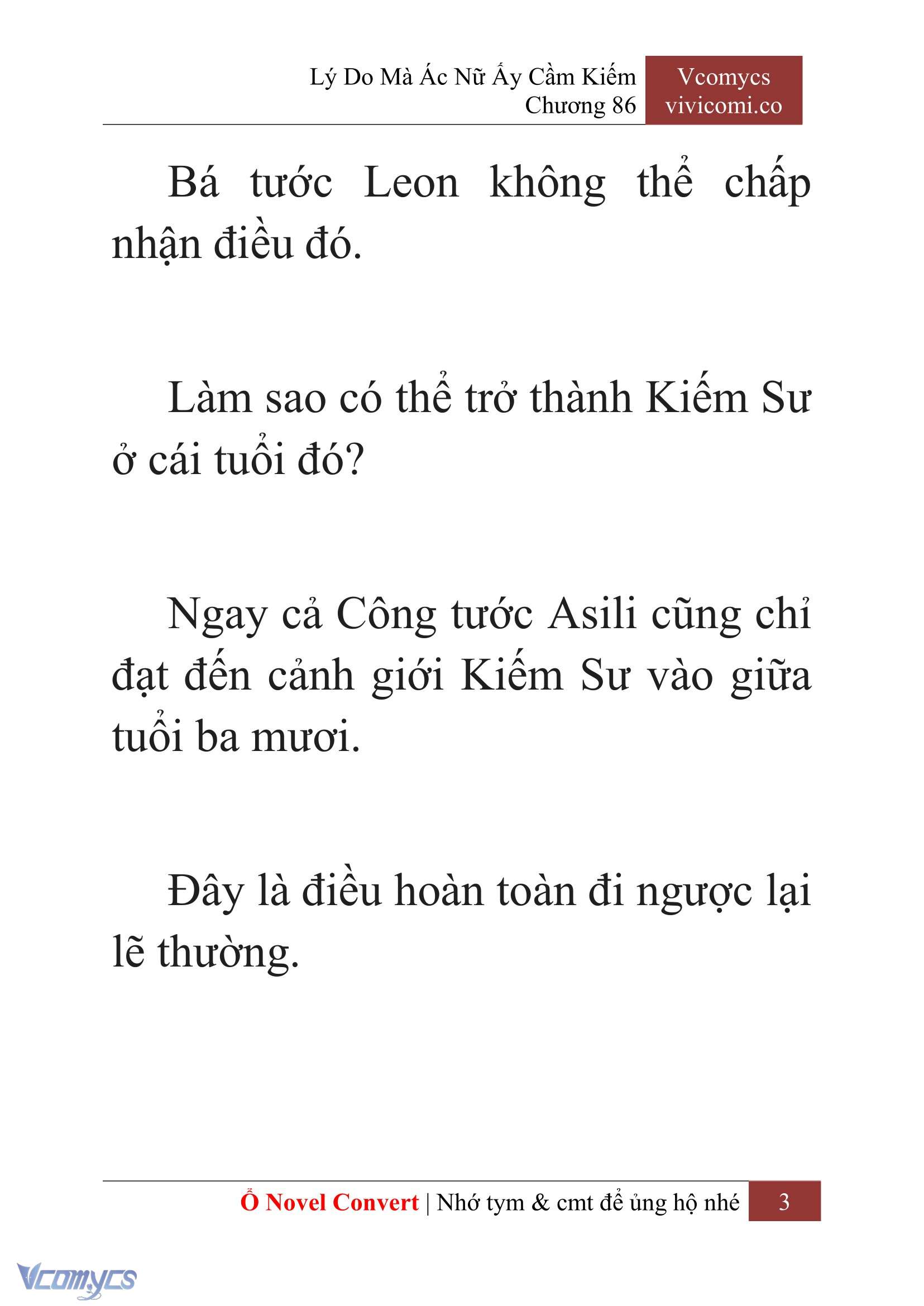 [Novel] Lý Do Mà Ác Nữ Ấy Cầm Kiếm Chapter 86 - Trang 6