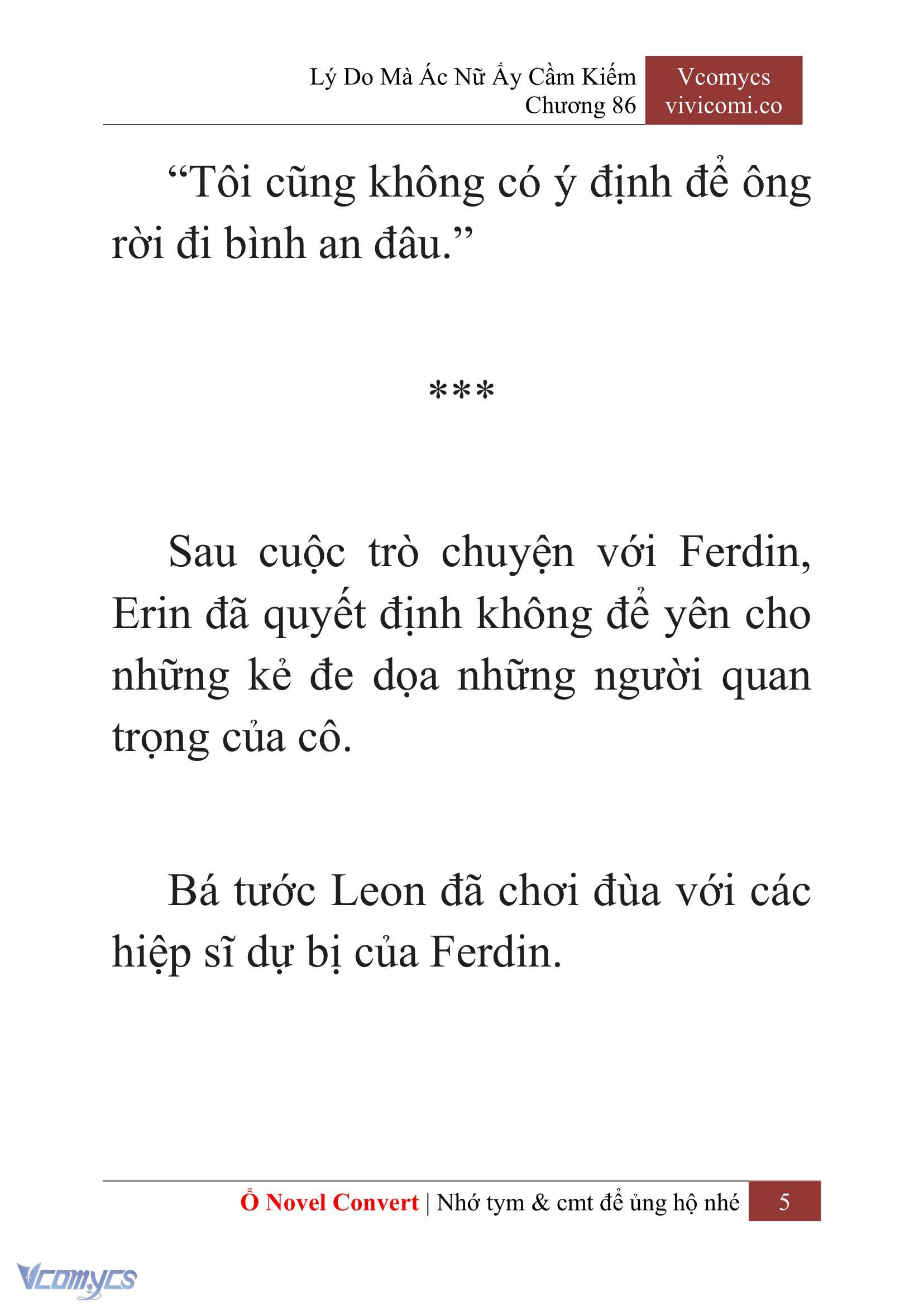 [Novel] Lý Do Mà Ác Nữ Ấy Cầm Kiếm Chapter 86 - Trang 8