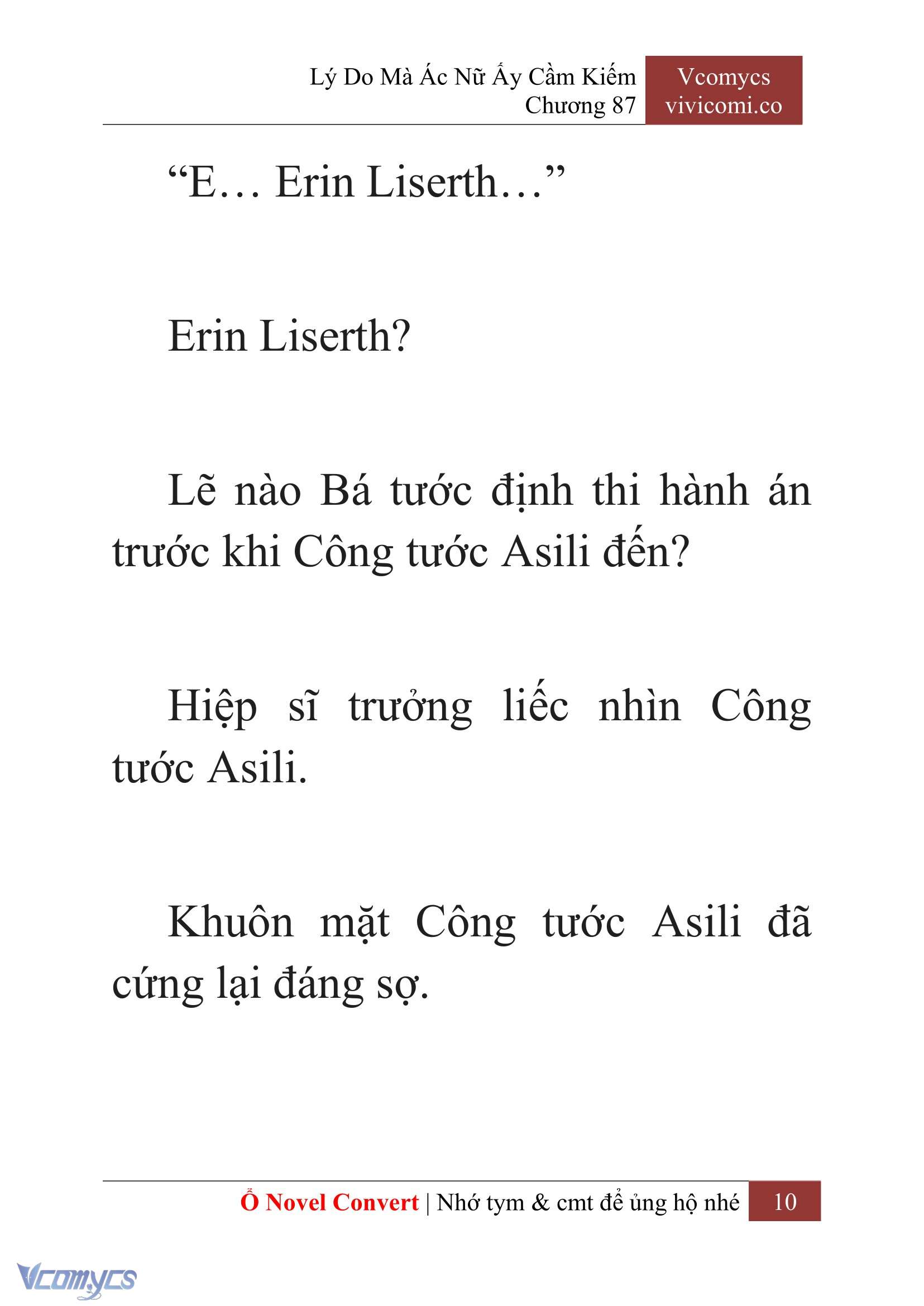 [Novel] Lý Do Mà Ác Nữ Ấy Cầm Kiếm Chapter 87 - Trang 13
