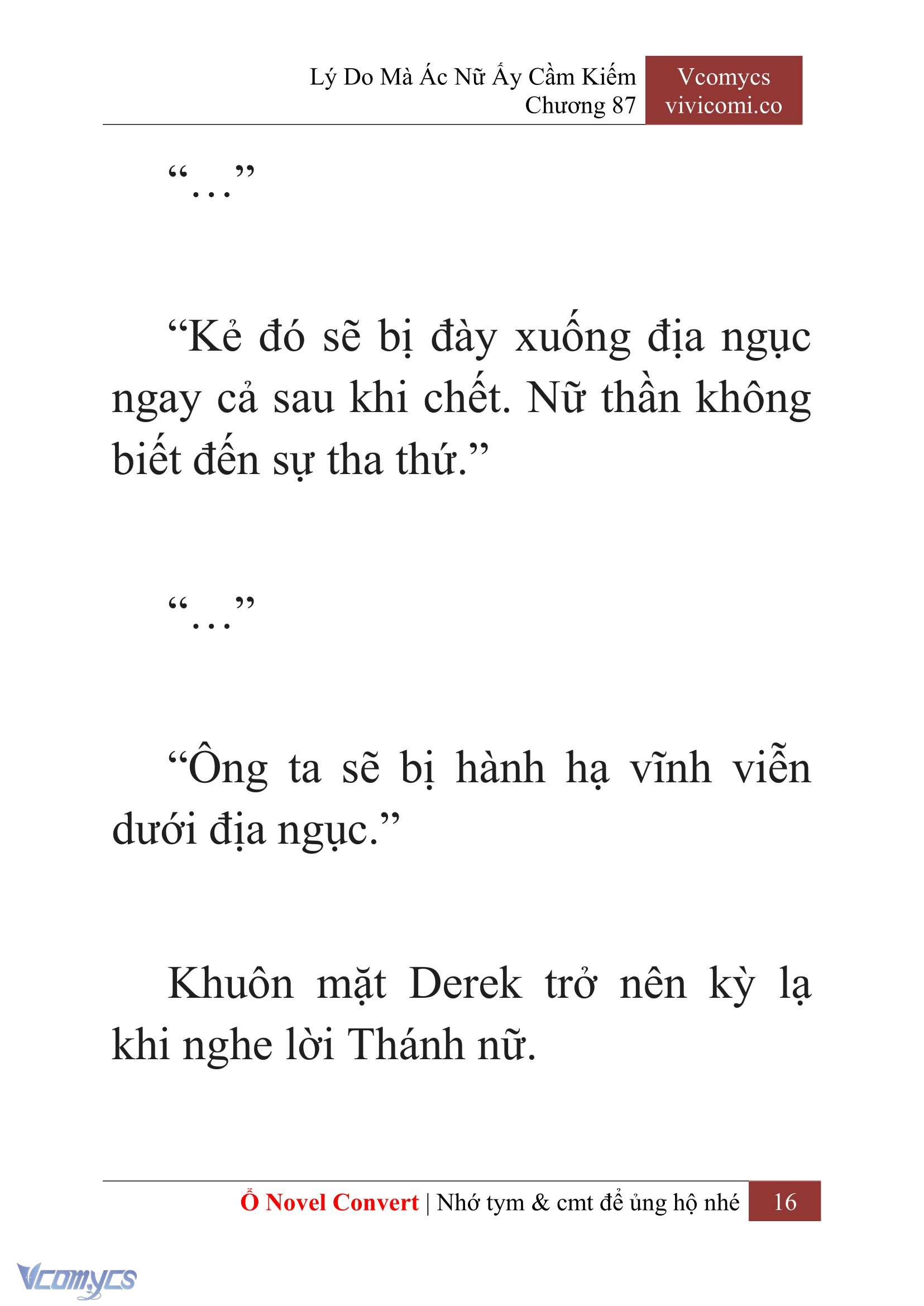 [Novel] Lý Do Mà Ác Nữ Ấy Cầm Kiếm Chapter 87 - Trang 19
