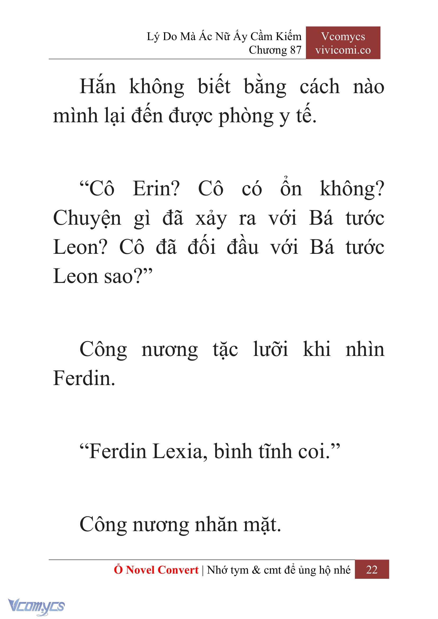 [Novel] Lý Do Mà Ác Nữ Ấy Cầm Kiếm Chapter 87 - Trang 25