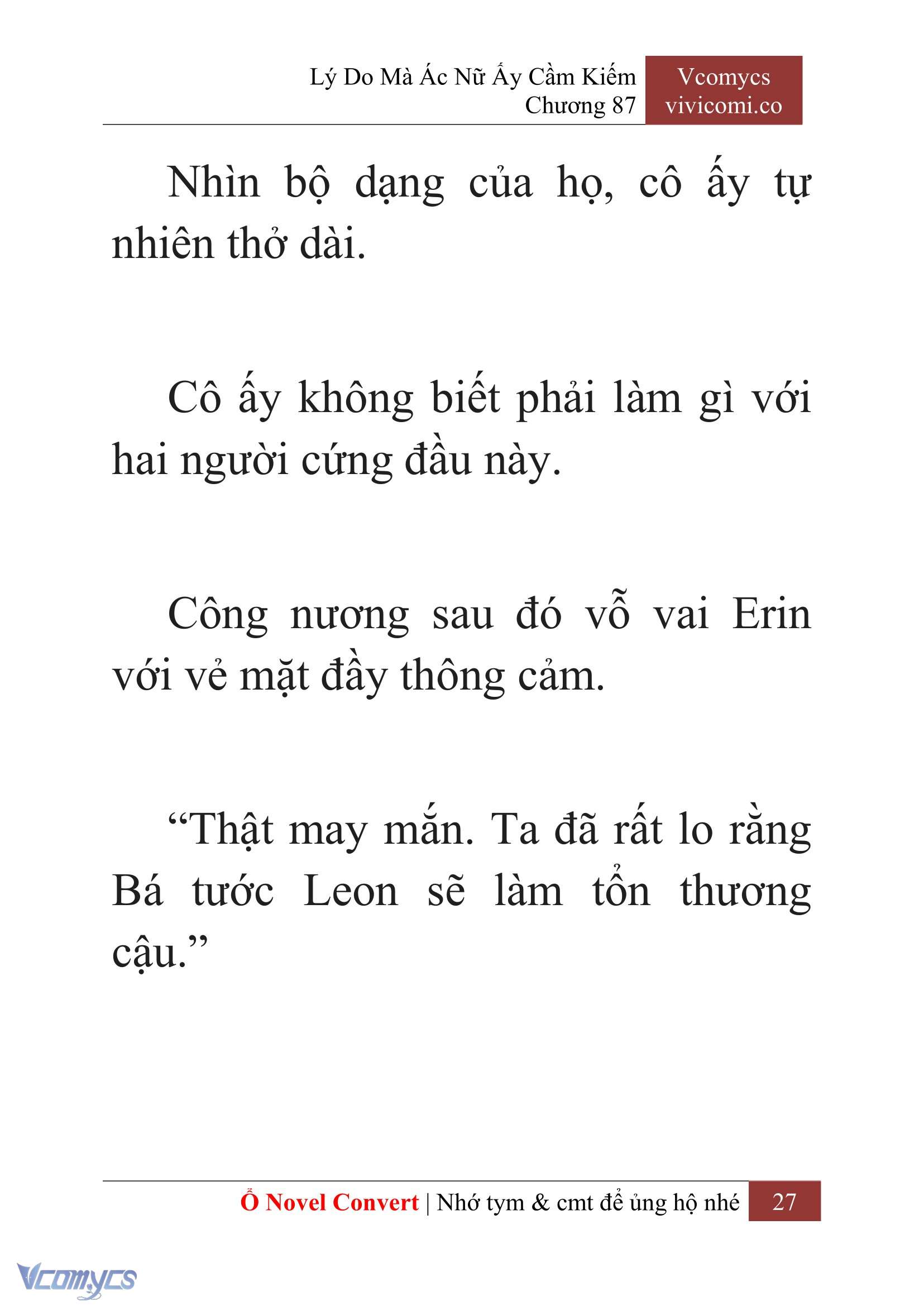 [Novel] Lý Do Mà Ác Nữ Ấy Cầm Kiếm Chapter 87 - Trang 30