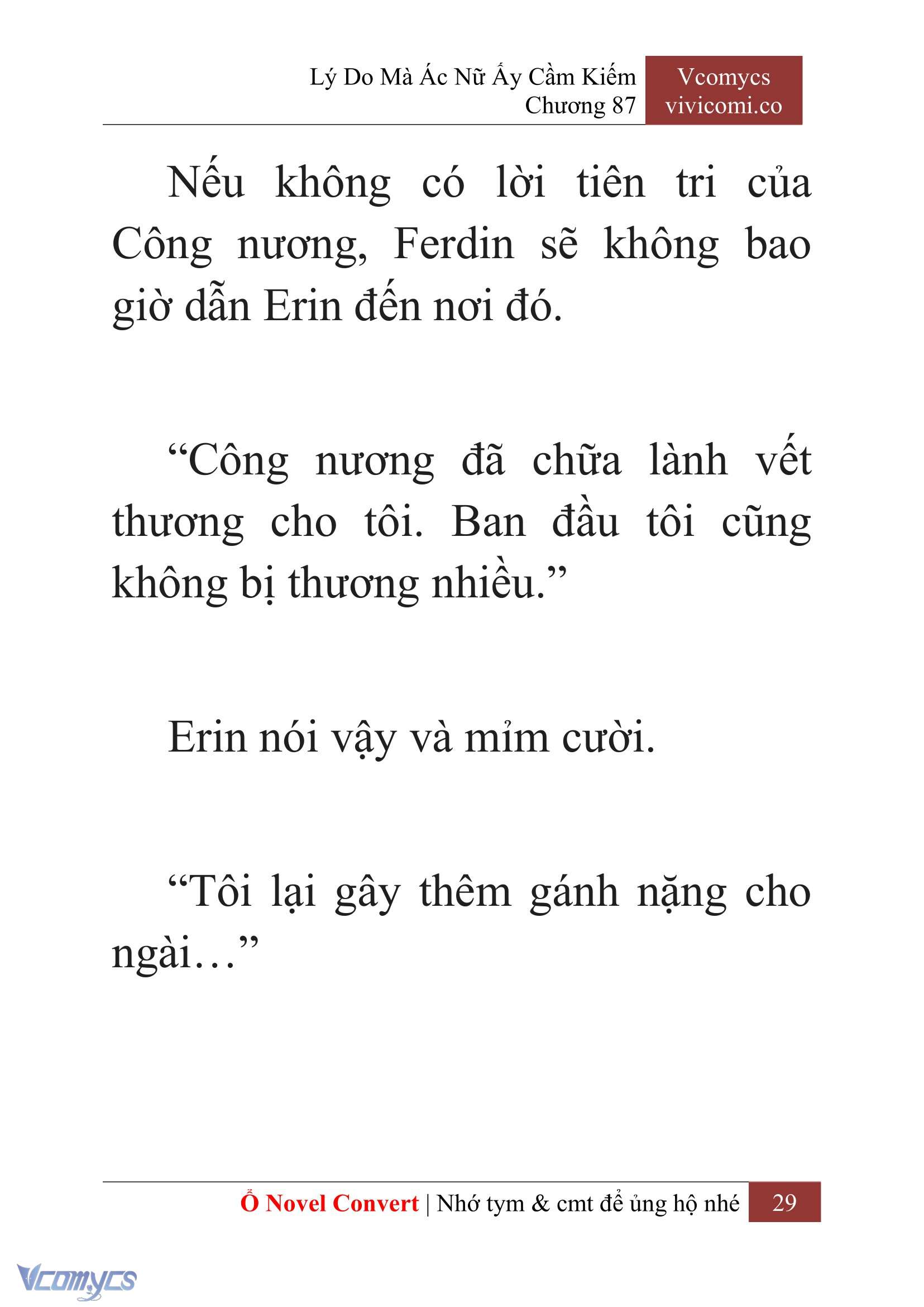 [Novel] Lý Do Mà Ác Nữ Ấy Cầm Kiếm Chapter 87 - Trang 32