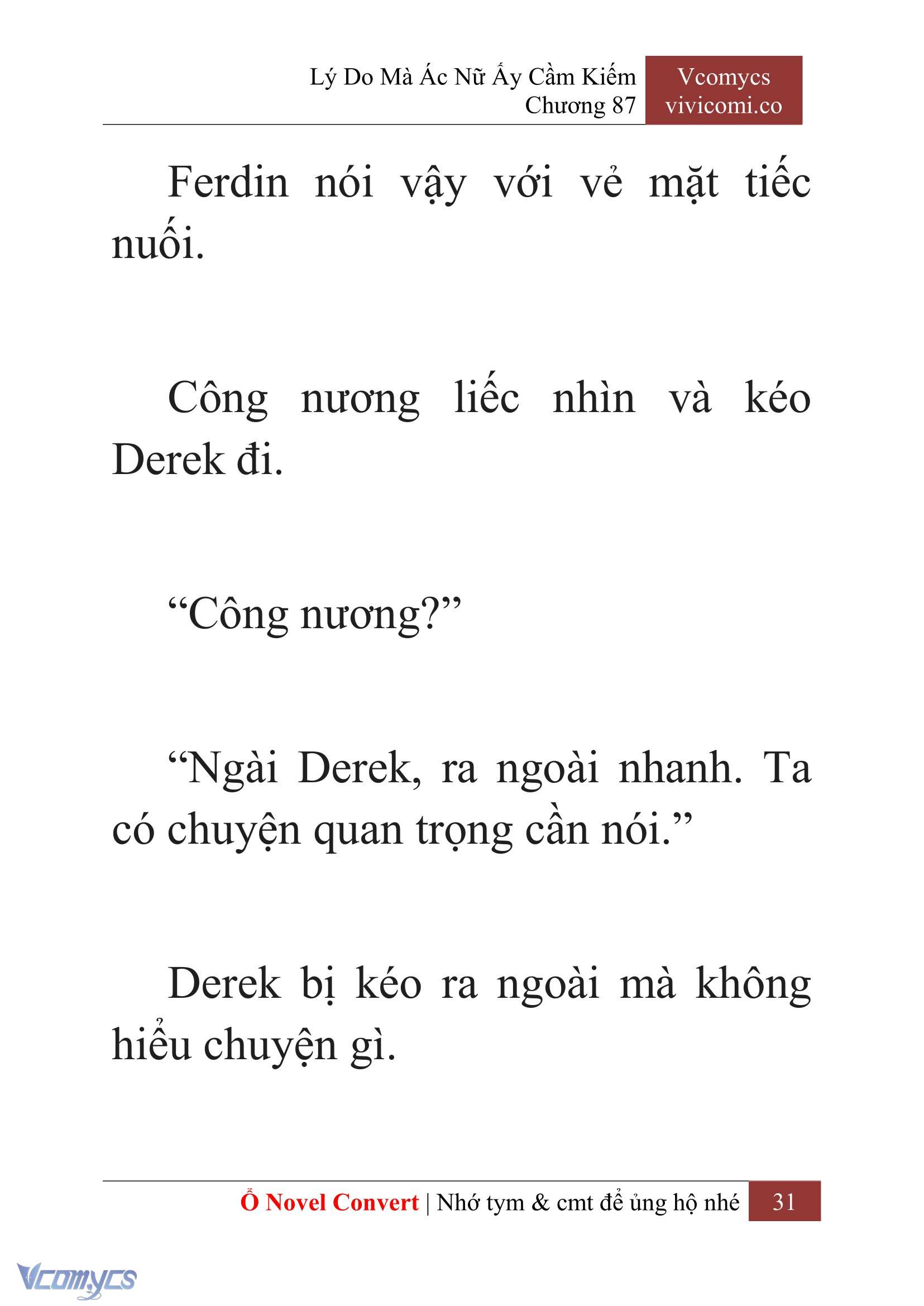 [Novel] Lý Do Mà Ác Nữ Ấy Cầm Kiếm Chapter 87 - Trang 34