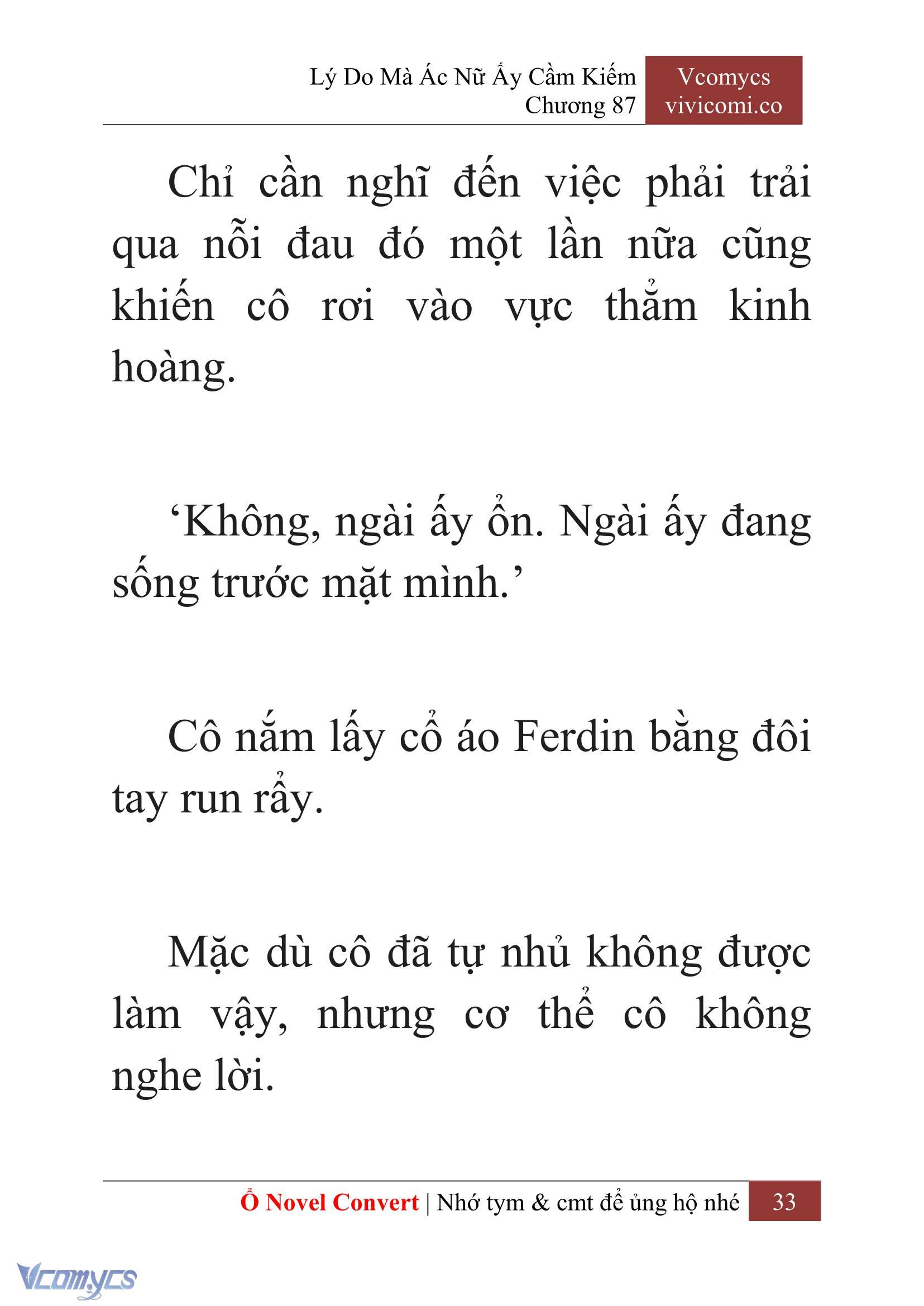[Novel] Lý Do Mà Ác Nữ Ấy Cầm Kiếm Chapter 87 - Trang 36