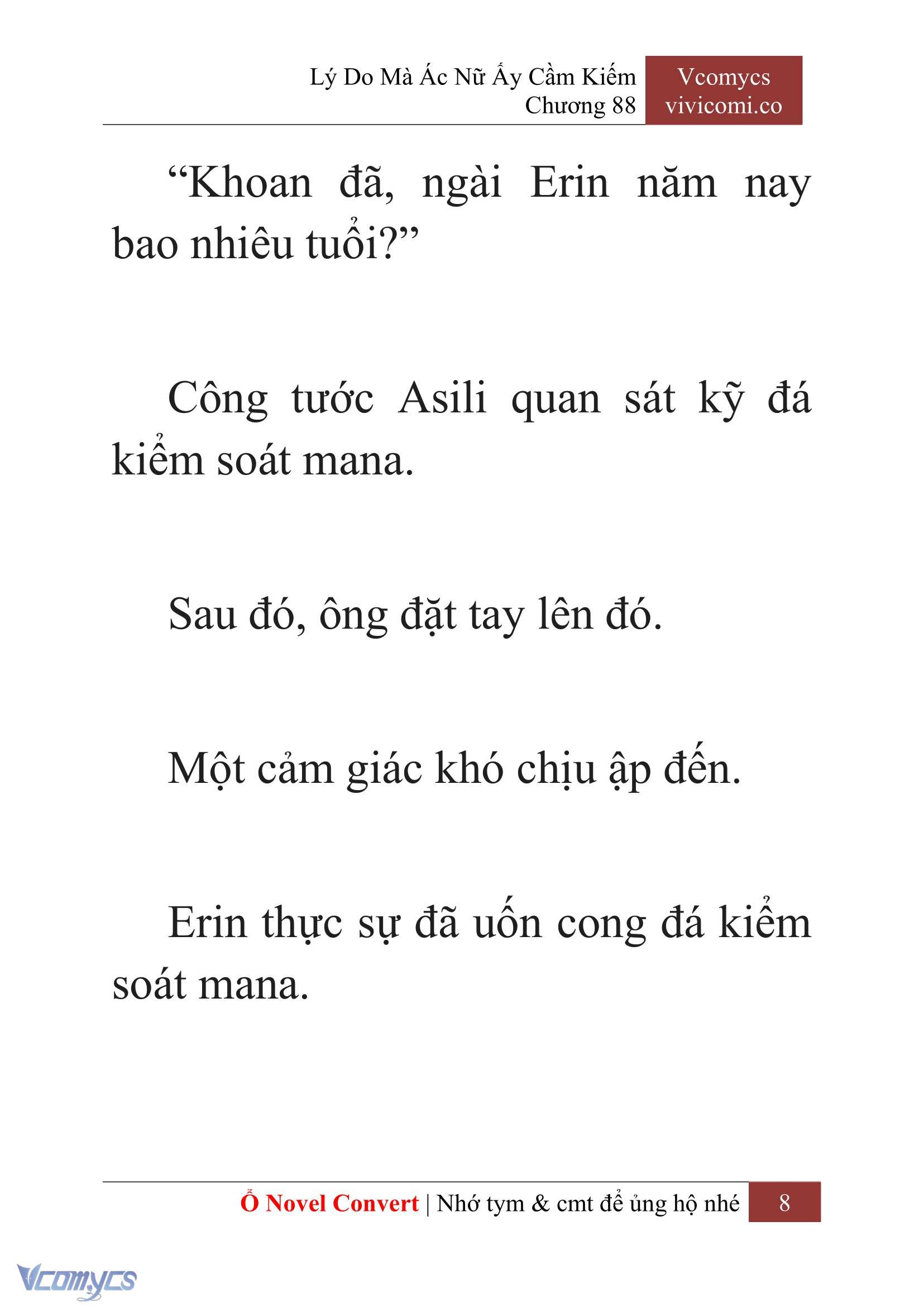 [Novel] Lý Do Mà Ác Nữ Ấy Cầm Kiếm Chapter 88 - Trang 11