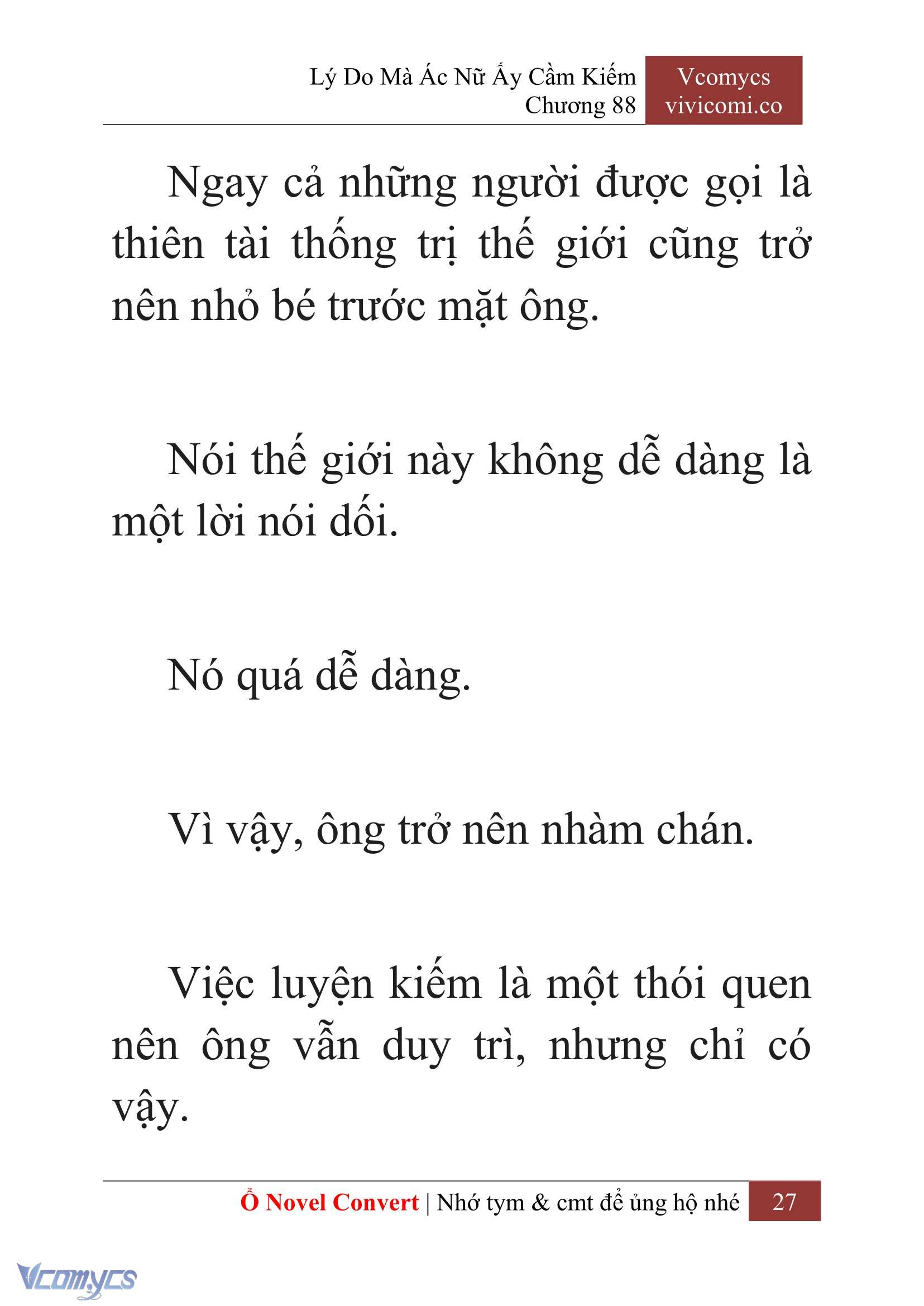 [Novel] Lý Do Mà Ác Nữ Ấy Cầm Kiếm Chapter 88 - Trang 30