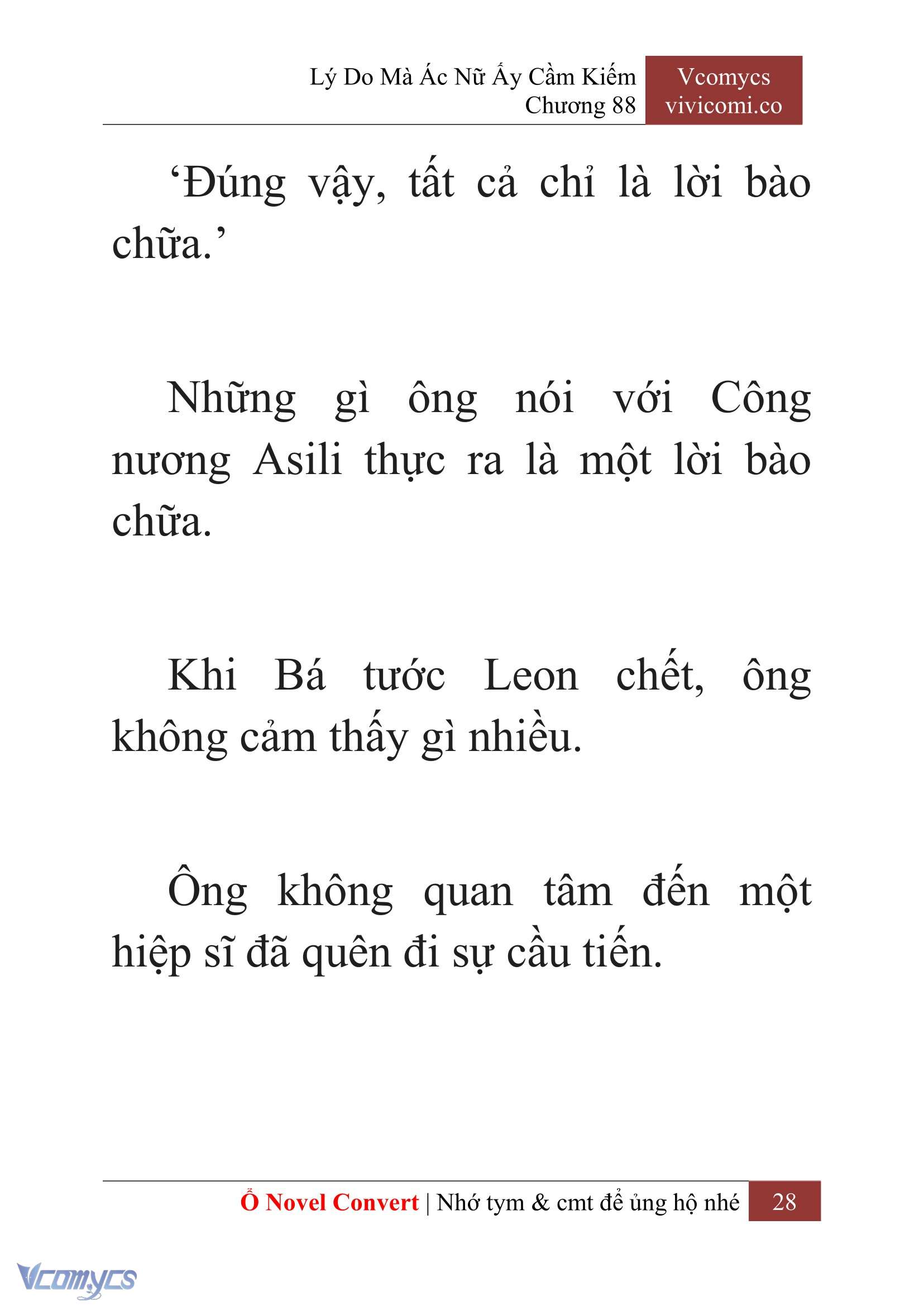 [Novel] Lý Do Mà Ác Nữ Ấy Cầm Kiếm Chapter 88 - Trang 31