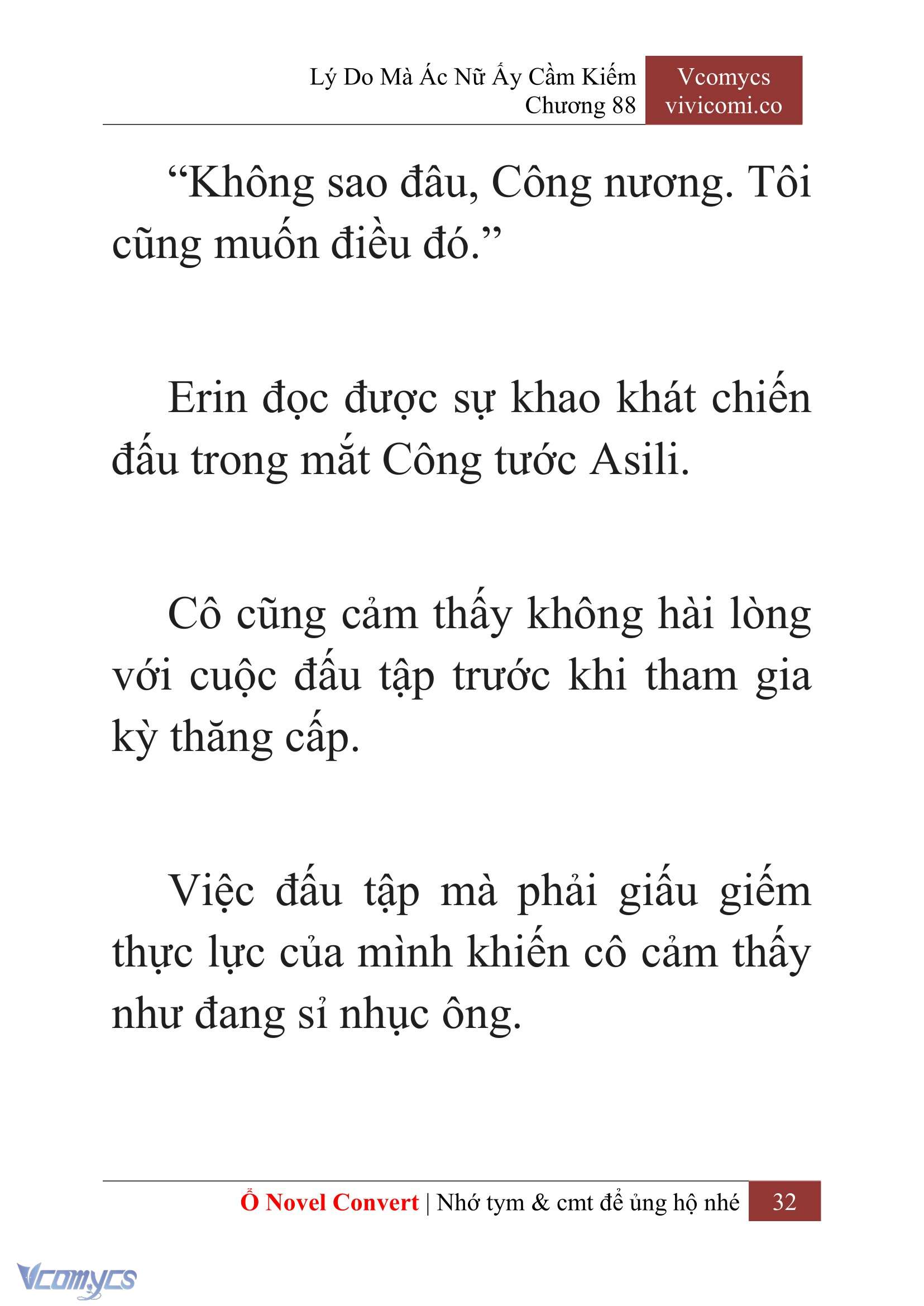 [Novel] Lý Do Mà Ác Nữ Ấy Cầm Kiếm Chapter 88 - Trang 35
