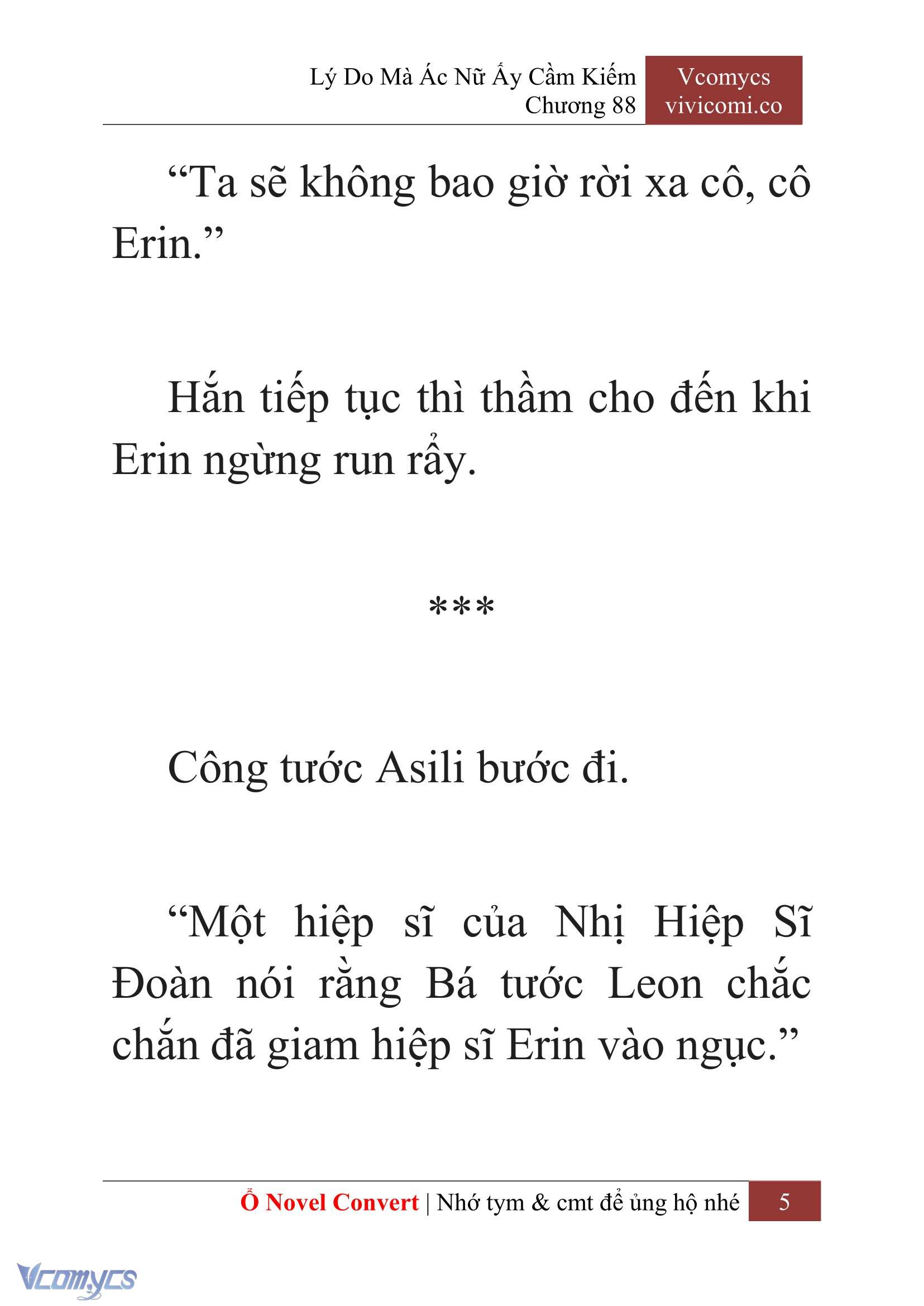 [Novel] Lý Do Mà Ác Nữ Ấy Cầm Kiếm Chapter 88 - Trang 8