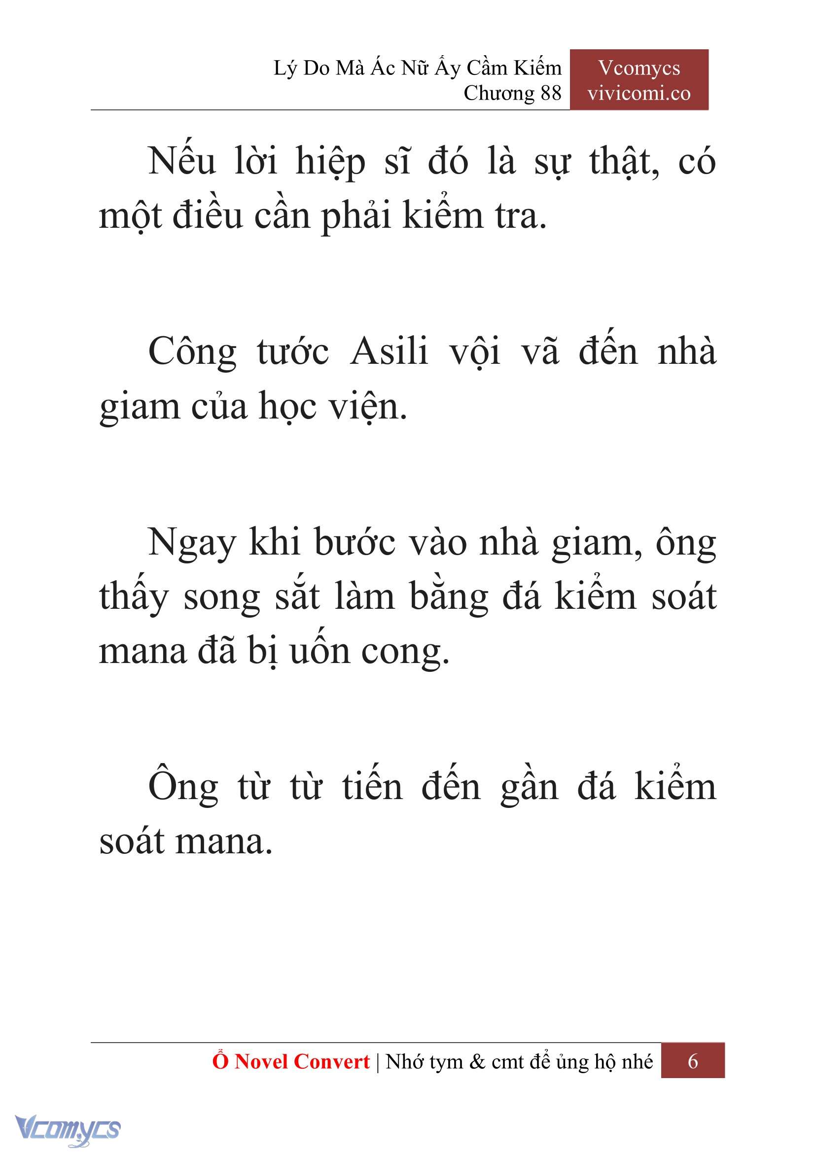 [Novel] Lý Do Mà Ác Nữ Ấy Cầm Kiếm Chapter 88 - Trang 9