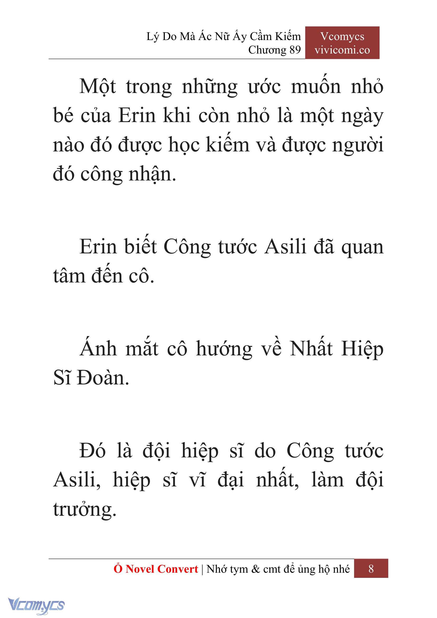 [Novel] Lý Do Mà Ác Nữ Ấy Cầm Kiếm Chapter 89 - Trang 11