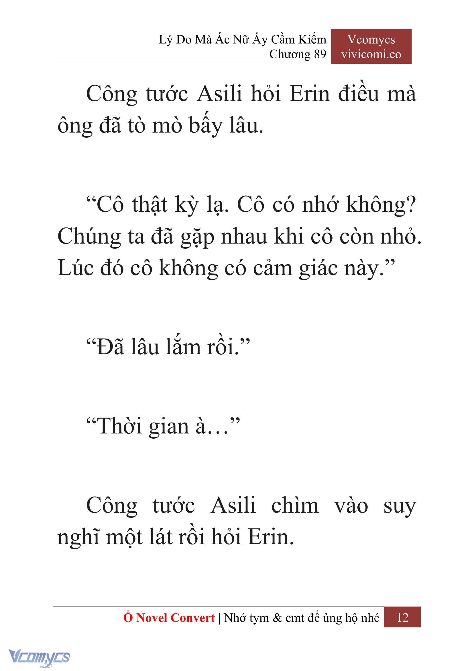 [Novel] Lý Do Mà Ác Nữ Ấy Cầm Kiếm Chapter 89 - Trang 15