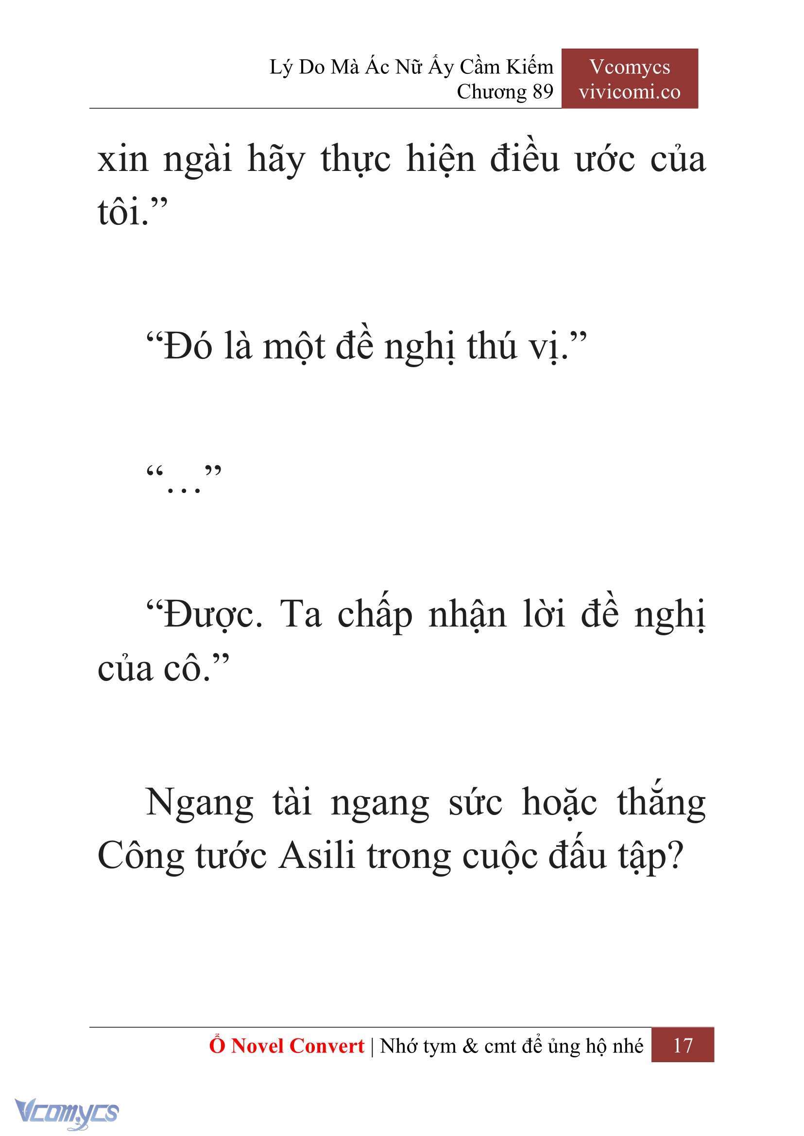 [Novel] Lý Do Mà Ác Nữ Ấy Cầm Kiếm Chapter 89 - Trang 20