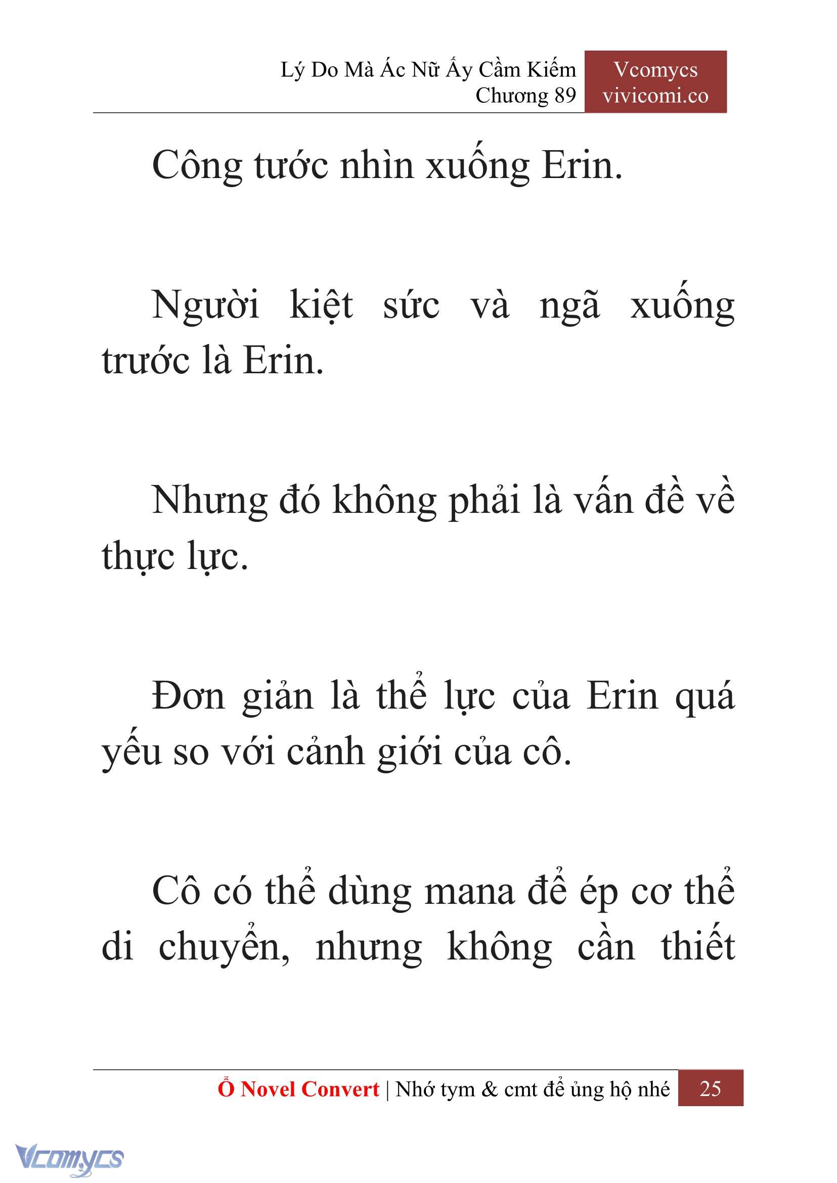 [Novel] Lý Do Mà Ác Nữ Ấy Cầm Kiếm Chapter 89 - Trang 28