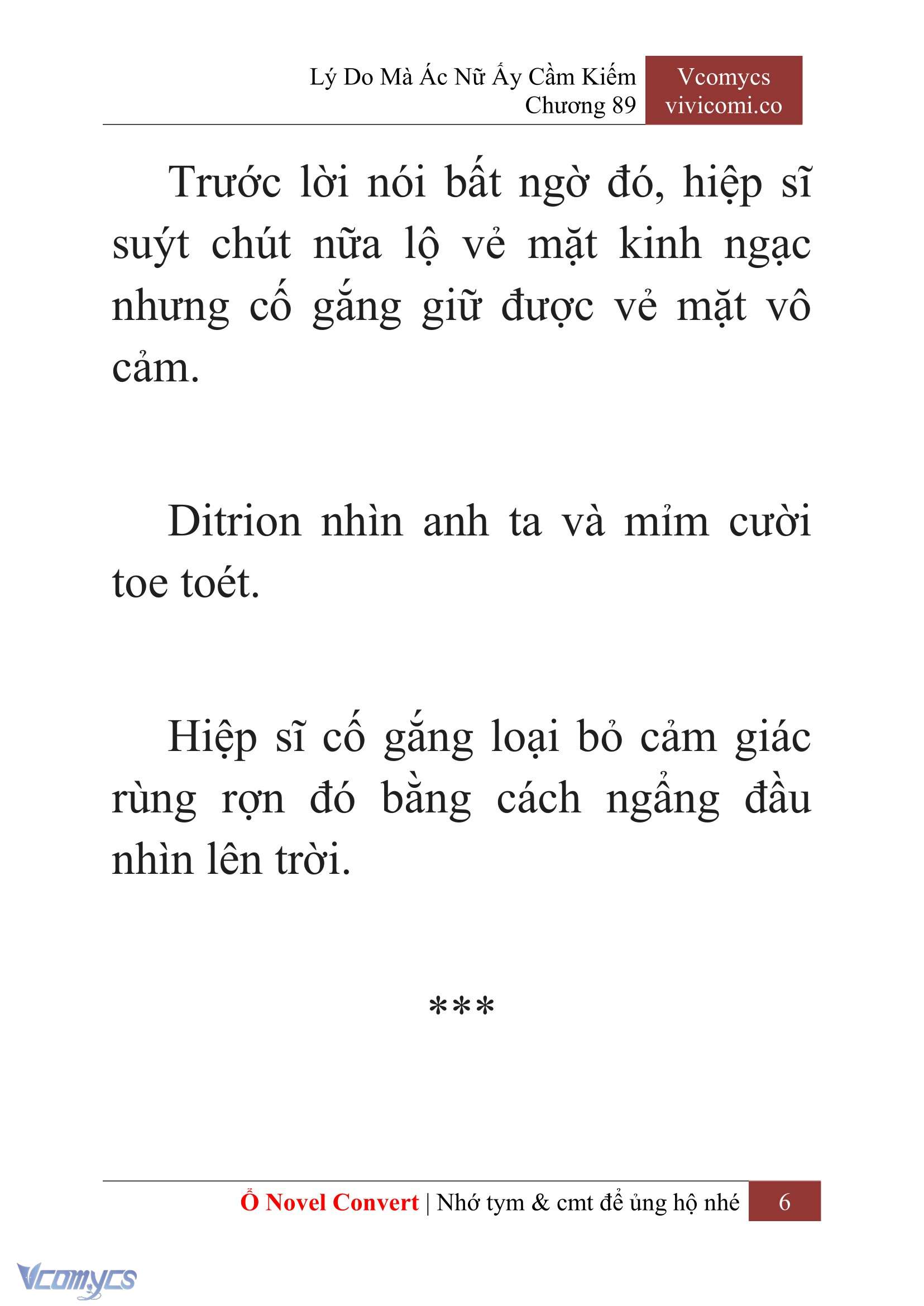 [Novel] Lý Do Mà Ác Nữ Ấy Cầm Kiếm Chapter 89 - Trang 9